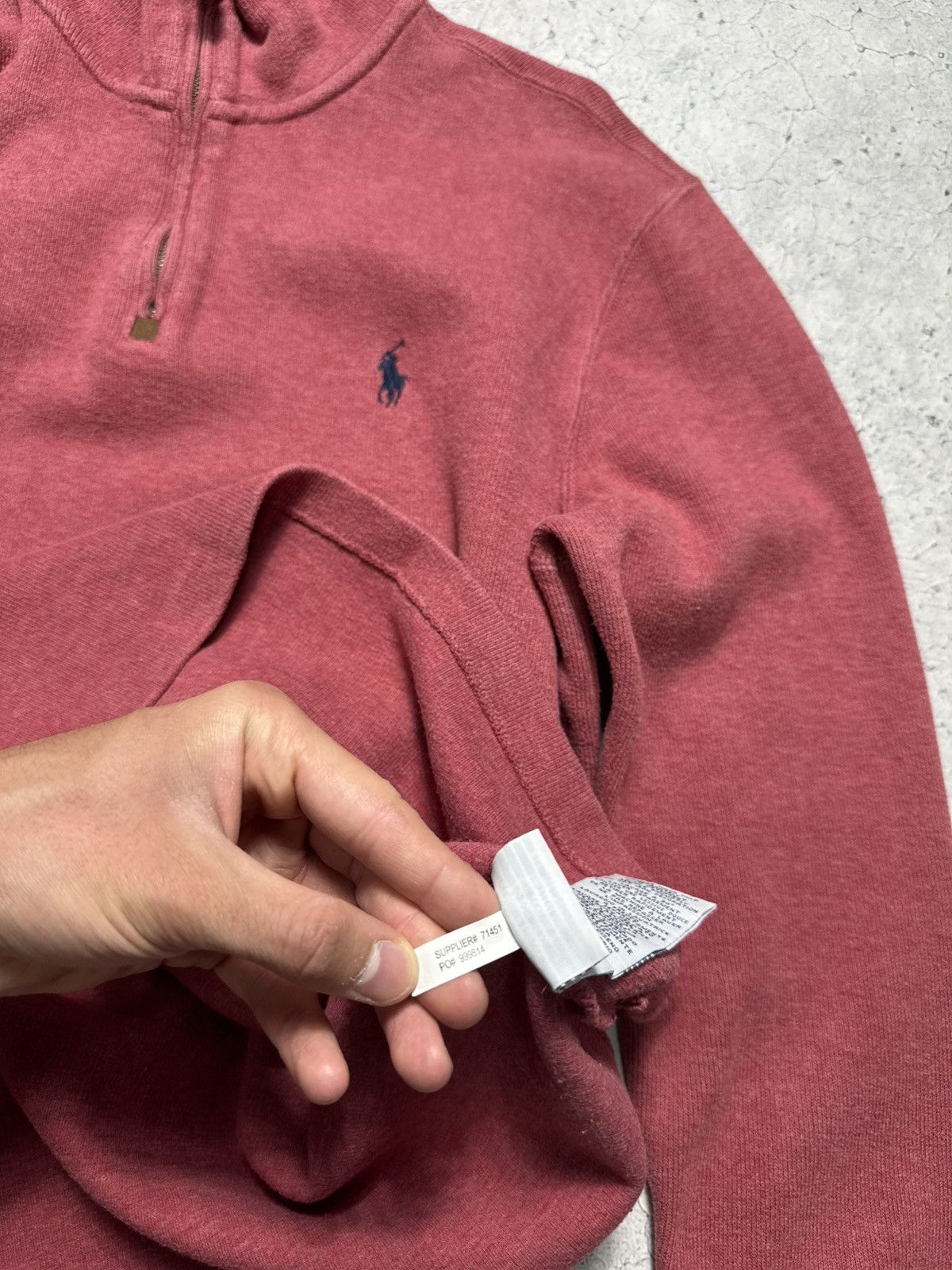 Polo Ralph Lauren Polo Ralph Lauren Vintage 1/4 Zip Sweater Old Money Y2K Size US M / EU 48-50 / 2 - 8 Thumbnail