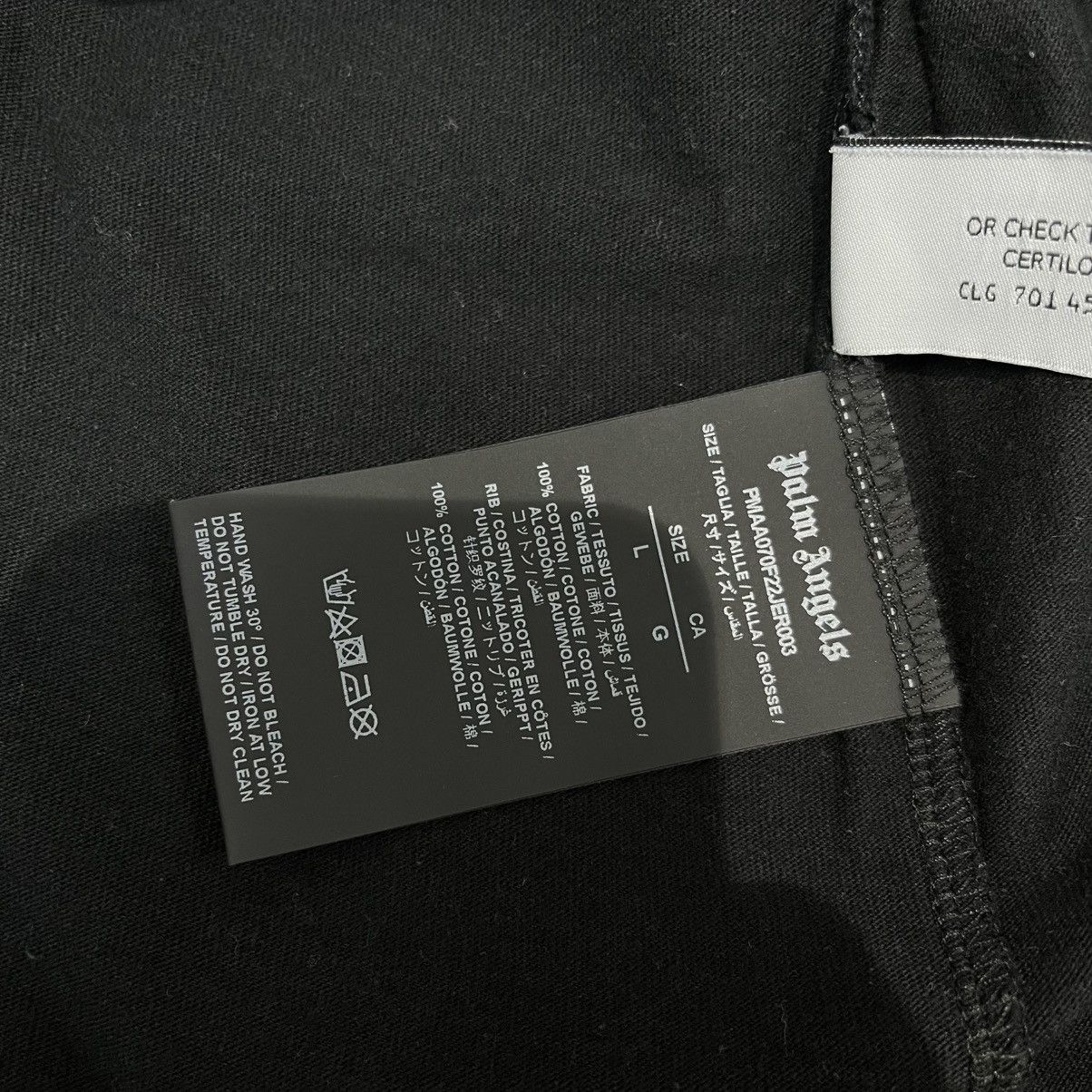 Palm Angels Palm Angels Logo Tee Black Size US L / EU 52-54 / 3 - 8 Thumbnail