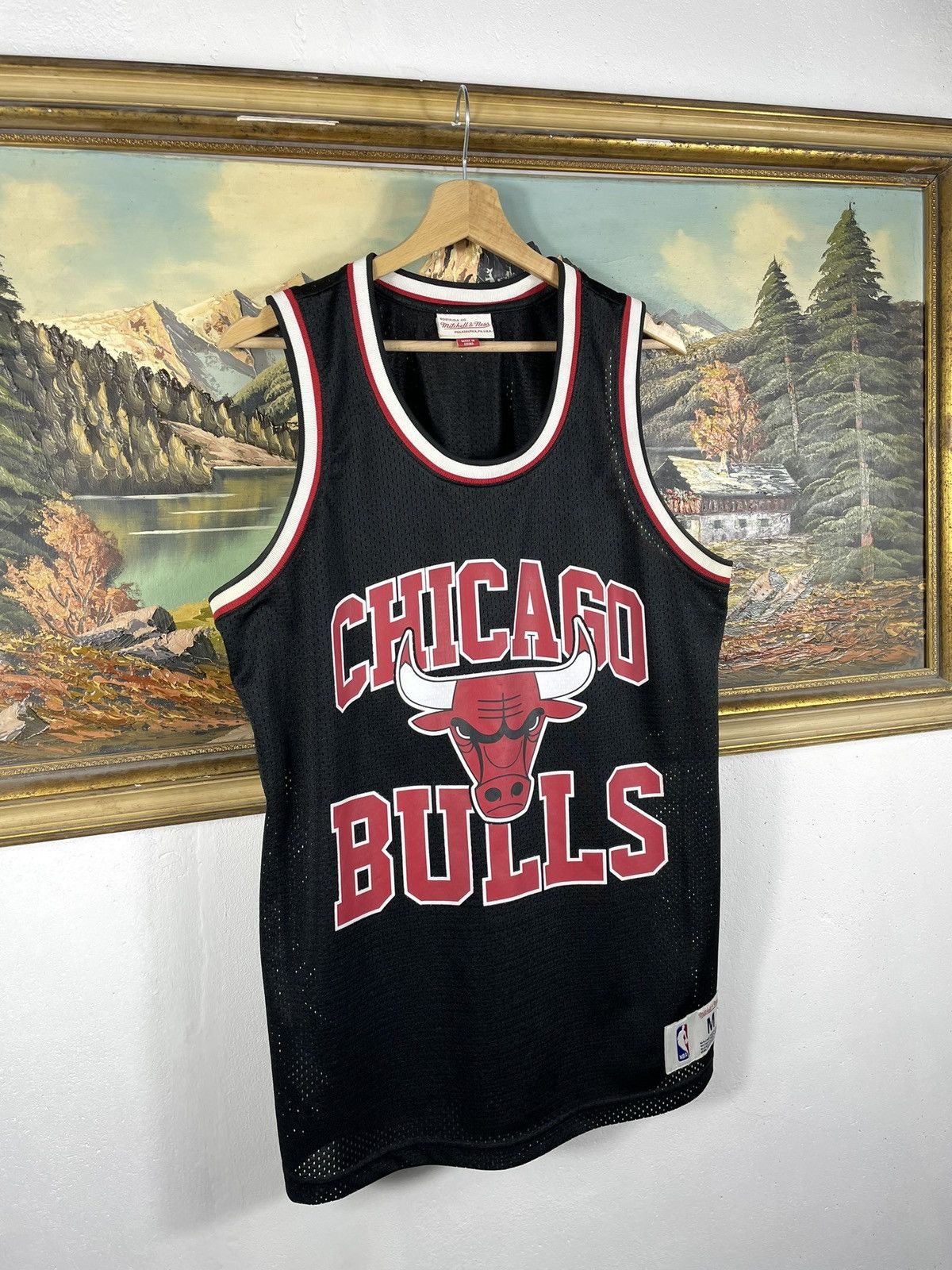Mitchell & Ness × NBA Mitchell & Ness Basketball Jersey Tank Top Bulls 2014 Tee Size US L / EU 52-54 / 3 - 3 Thumbnail