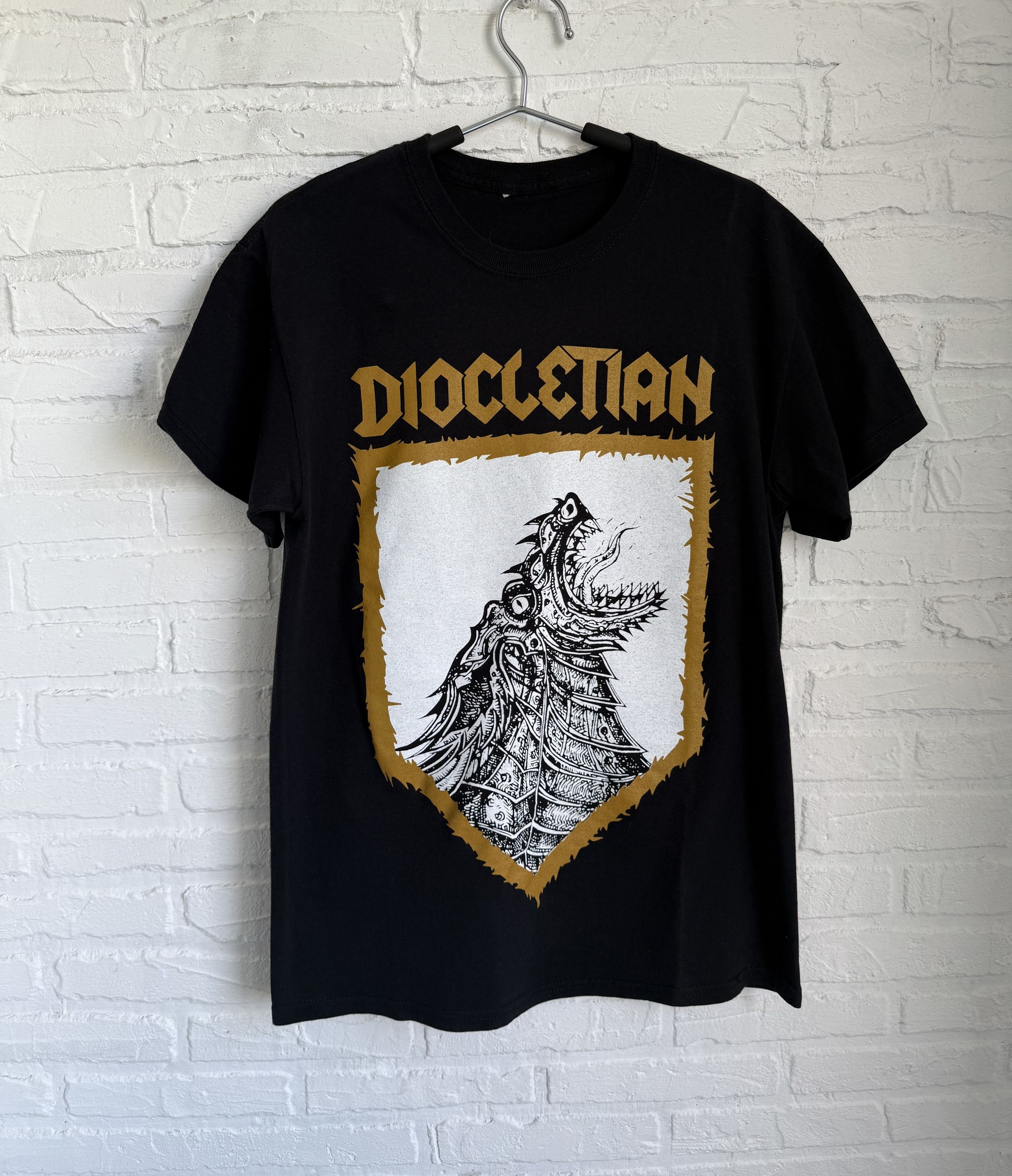 Band Tees × Vintage 2022 Diocletian nuclear wolves black metal t-shirt Size US M / EU 48-50 / 2 - 1 Thumbnail