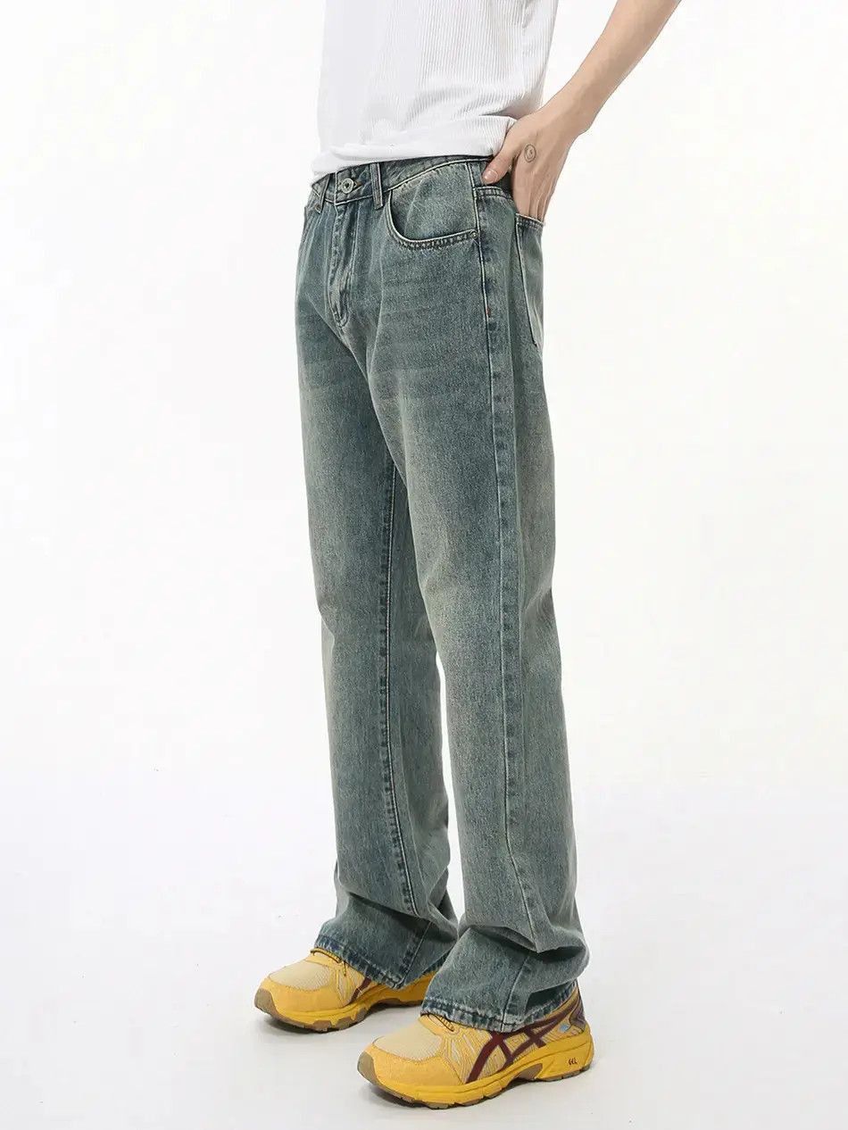 Japanese Brand Retro loose casual micro flared jeans Size US 32 / EU 48 - 5 Thumbnail