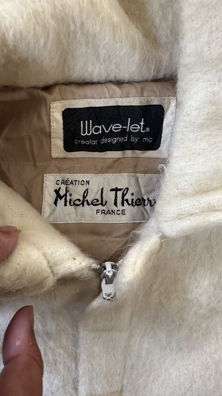 Other VINTAGE MICHEL THIERRY WAVE-LET WOOL JACKET Size US M / EU 48-50 / 2 - 4 Thumbnail