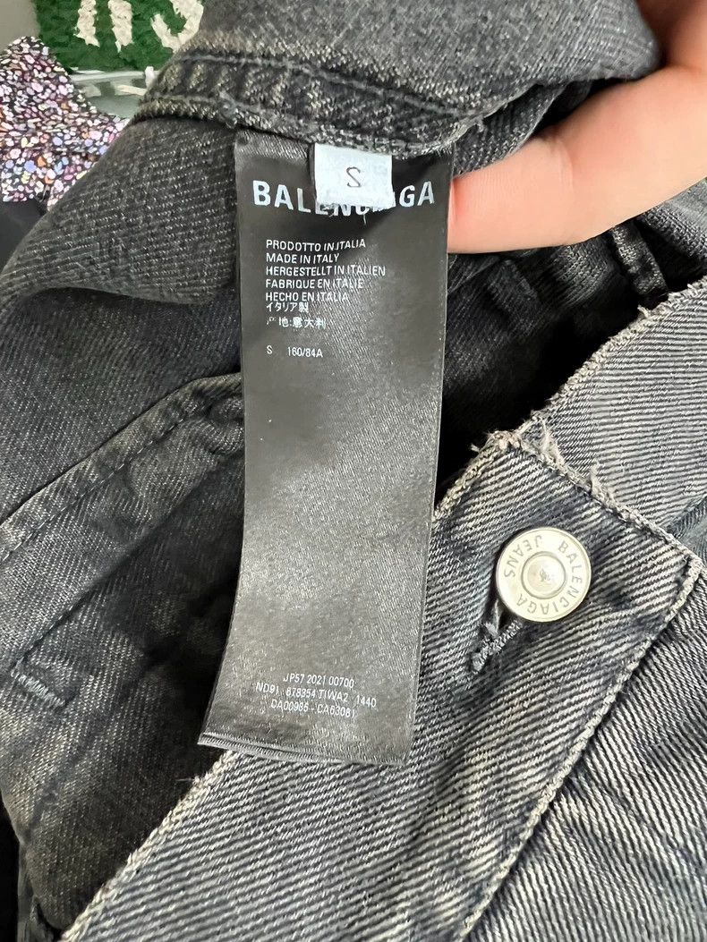 Balenciaga Balenciaga Luminous denim jacket Size US S / EU 44-46 / 1 - 4 Thumbnail