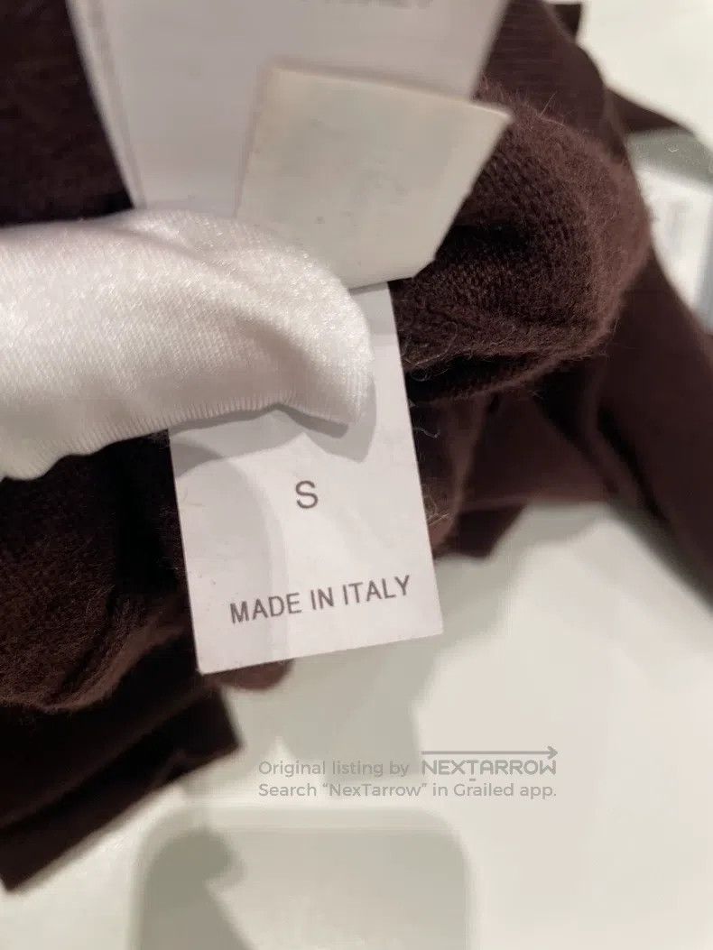 Brunello Cucinelli Brunello Cucinelli Burgundy Cashmere Beaded Sweater Size S / US 4 / IT 40 - 5 Thumbnail