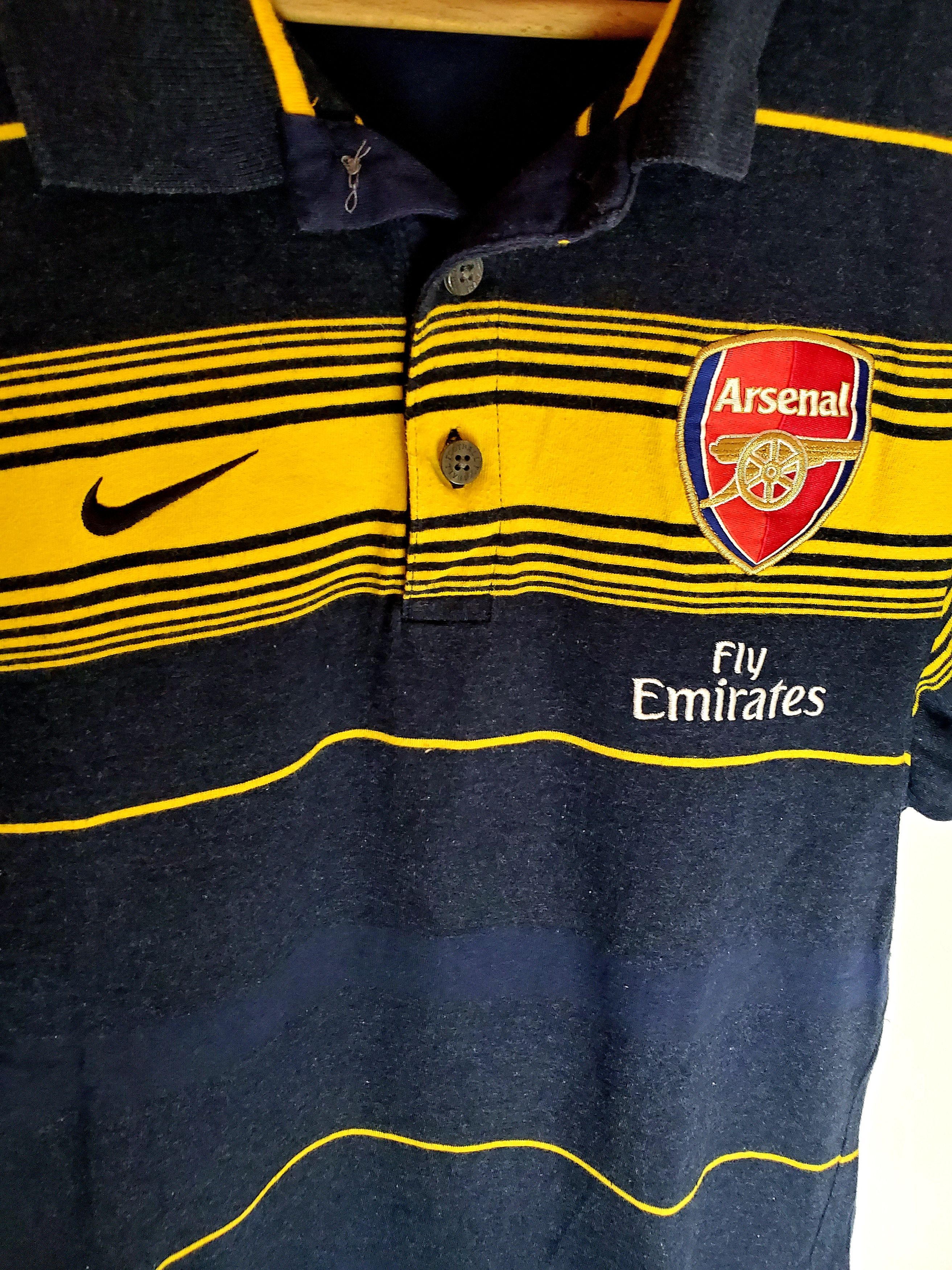 Nike Vintage 2009-10 Arsenal Nike Polo Shirt size S Size US S / EU 44-46 / 1 - 2 Thumbnail