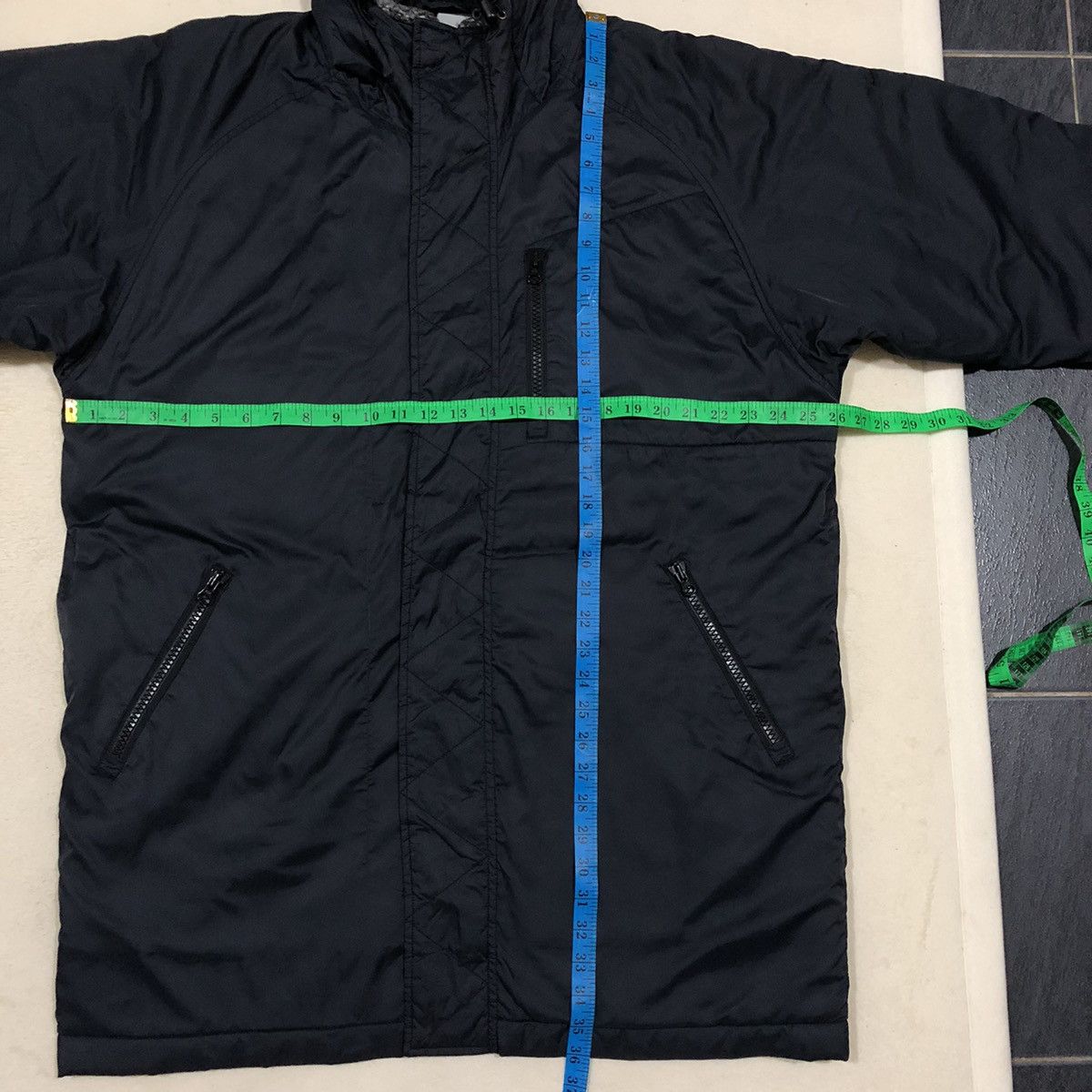 Nike × Vintage VINTAGE Y2K NIKE Long Puffer Jacket Size US L / EU 52-54 / 3 - 15 Thumbnail