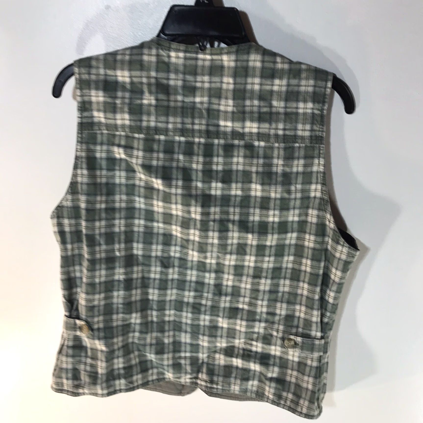 Vintage Vintage Columbia Reversible Vest Women’s Size L Green/Plaid Casual Workwear Cotton Size L / US 10 / IT 46 - 4 Thumbnail