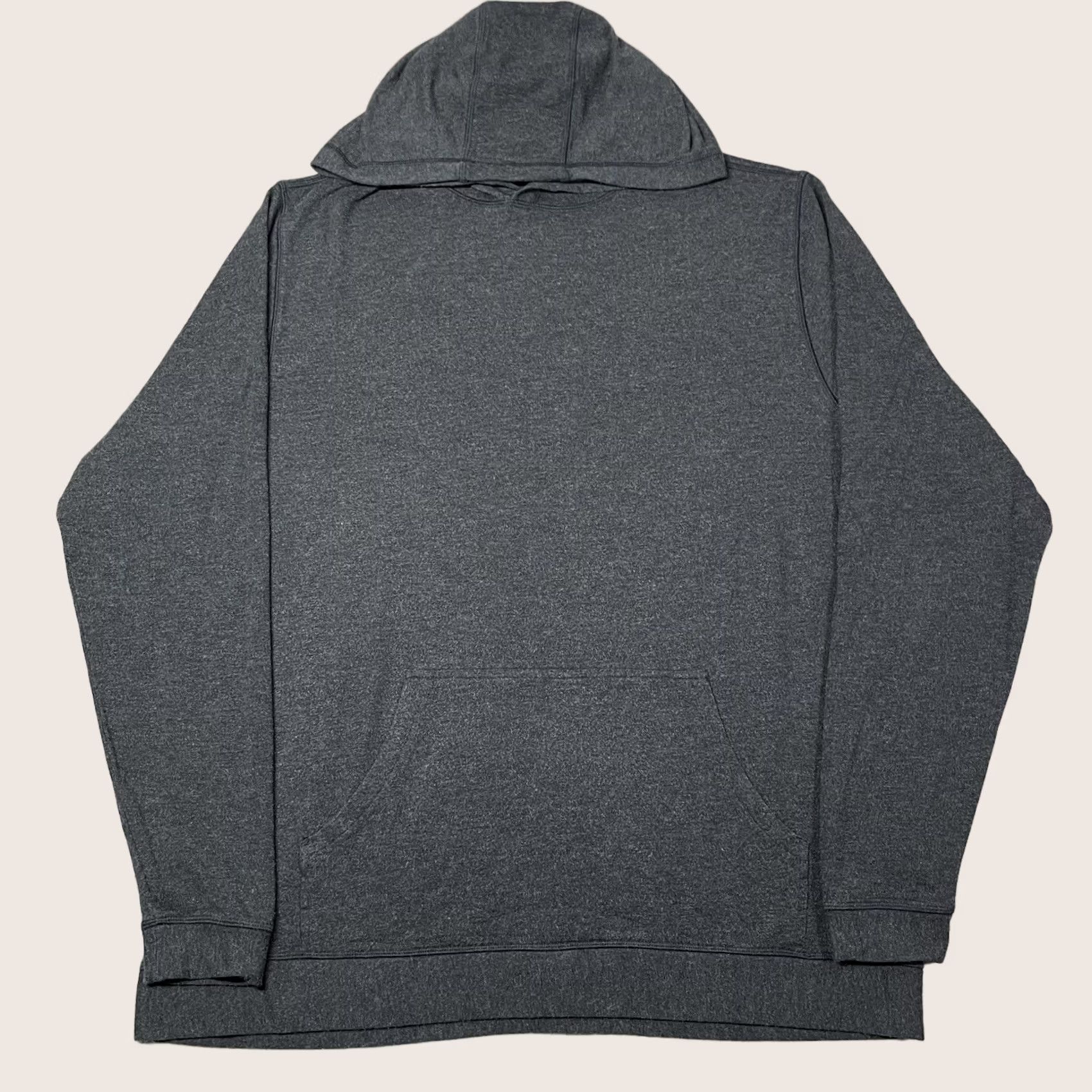 Vintage Mugsy Hoodie Mens XL Gray Pullover Lightweight Cashmere Blend Modal Spandex Fleece Pocket All Seasons Size US XL / EU 56 / 4 - 1 Thumbnail