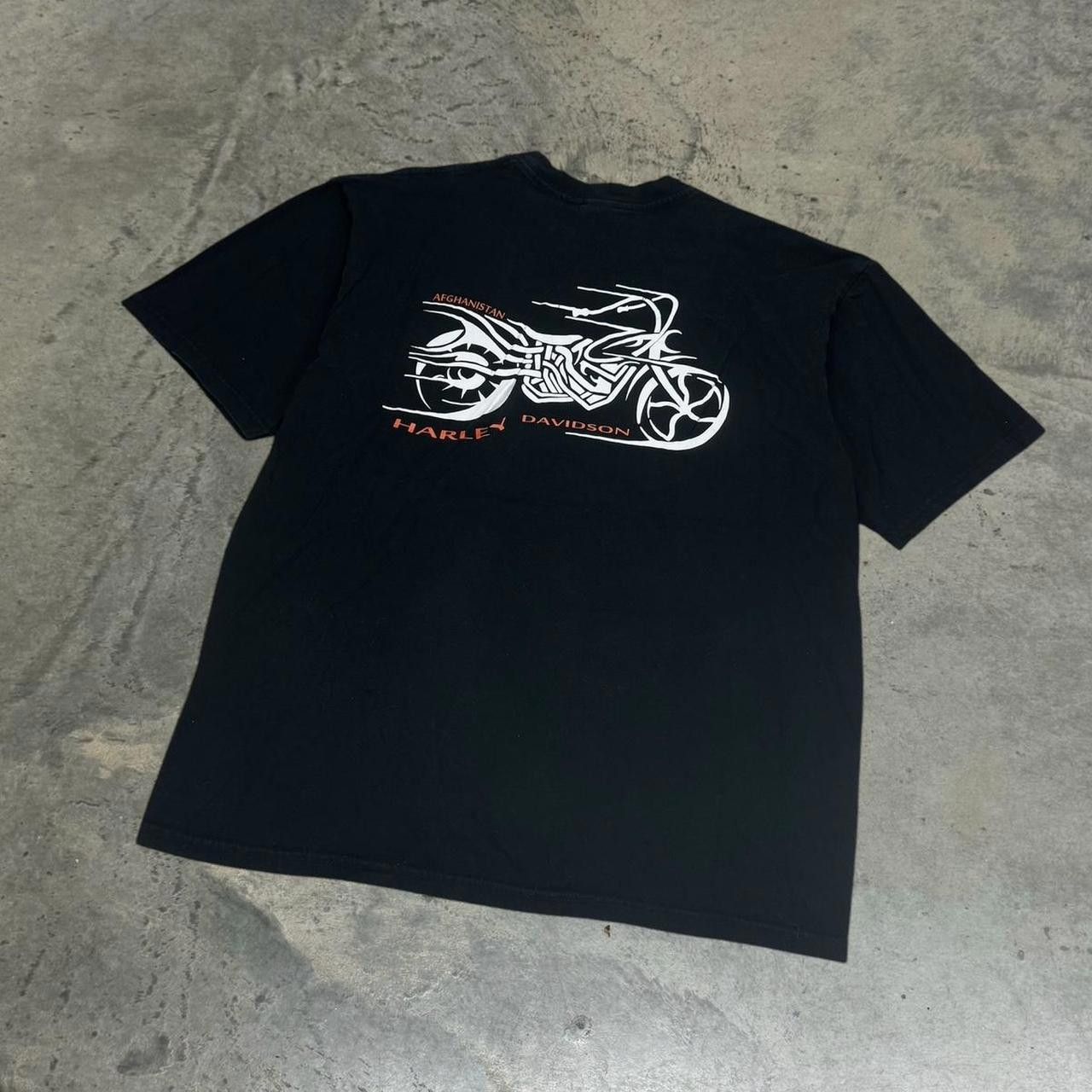 Harley Davidson × Vintage Vintage Y2K Harley Davidson Afghanistan T-Shirt Size US L / EU 52-54 / 3 - 4 Thumbnail