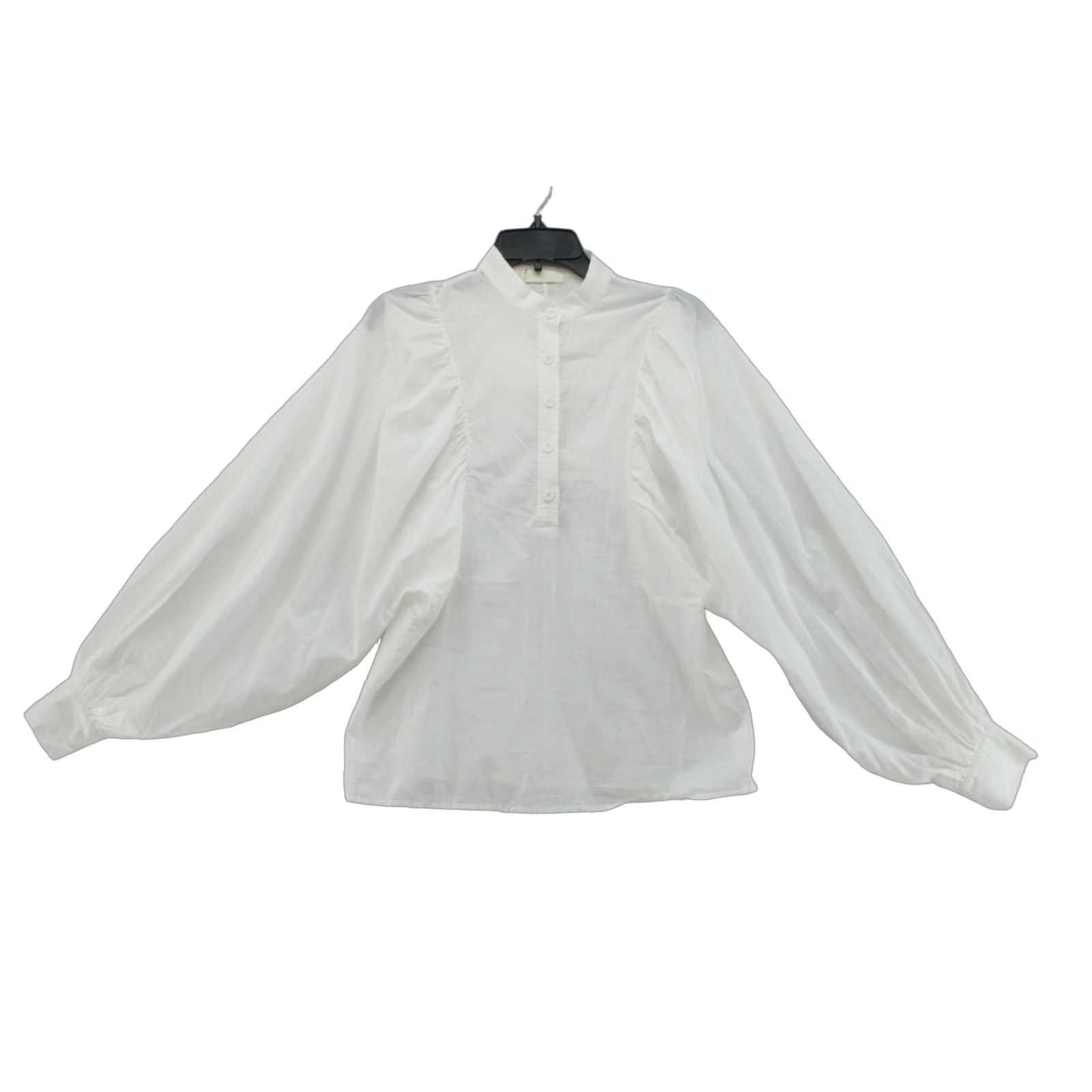 Vintage Vita Grace Eve Blouse Womens M/L White Puff Sleeve Pullover Tunic Boho Statement Shirt Women M/L White Puff Sleeve Tunic Boho Statement Piece Size M / US 6-8 / IT 42-44 - 1 Thumbnail