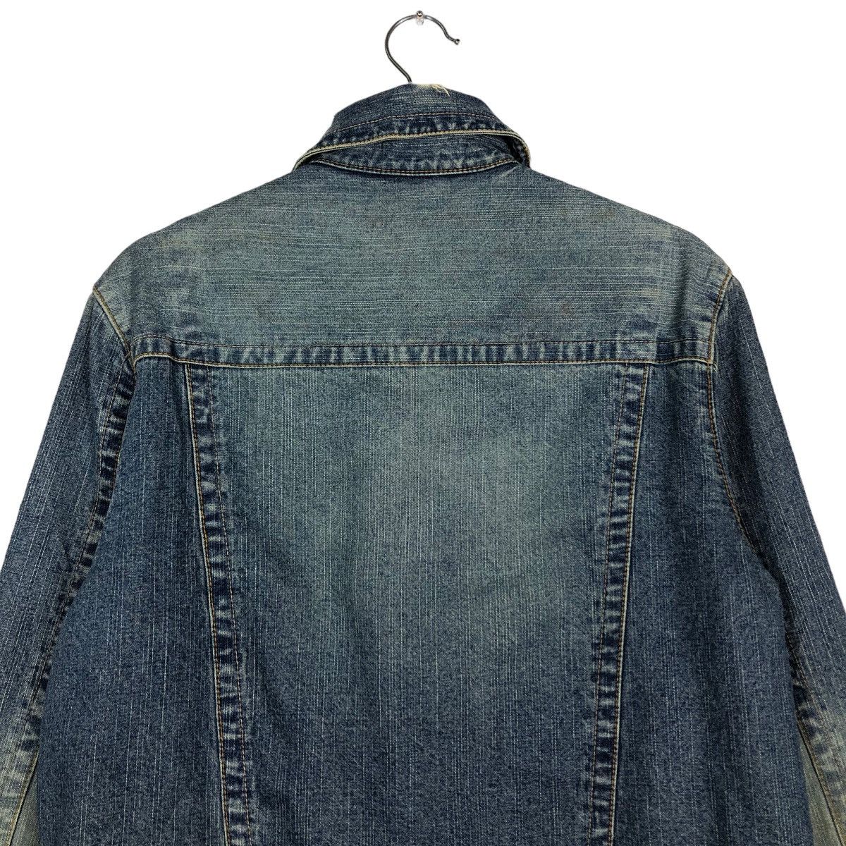 Japanese Brand 🔥Vtg Denim Biker Jacket Japan Blanket Lining Size US M / EU 48-50 / 2 - 9 Thumbnail