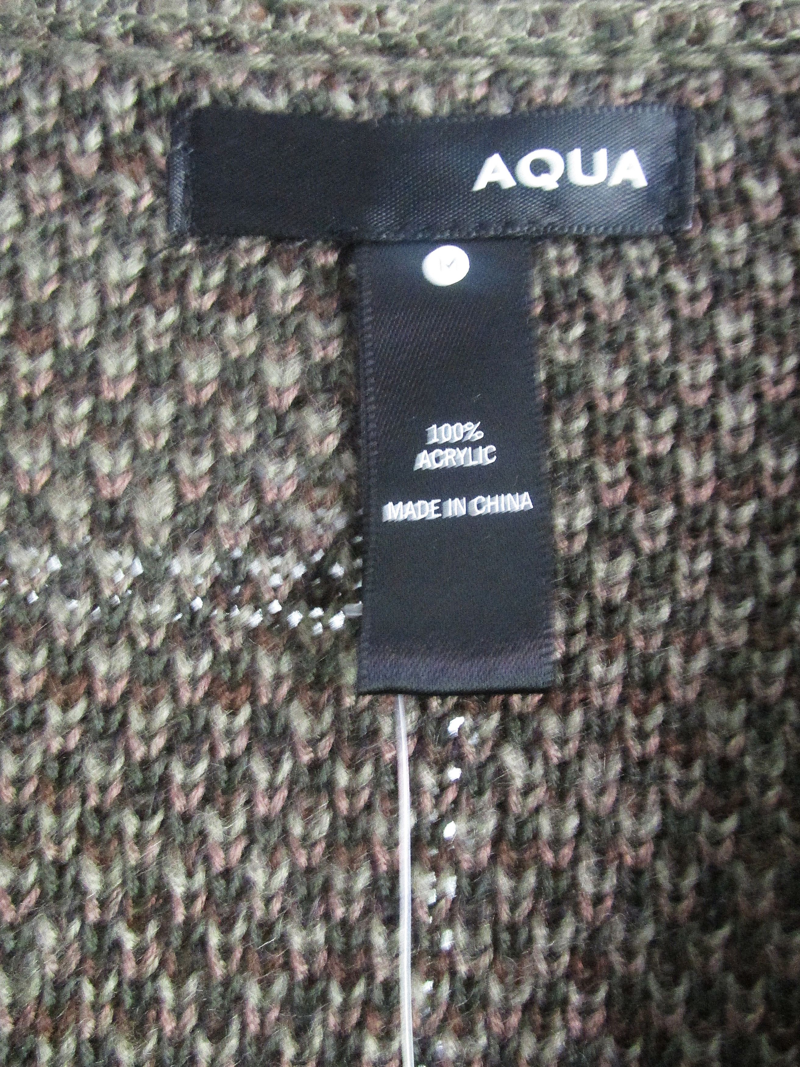 AQUA Aqua (NWT) Women's Open Front Cardigan Size Medium Size M / US 6-8 / IT 42-44 - 2 Thumbnail