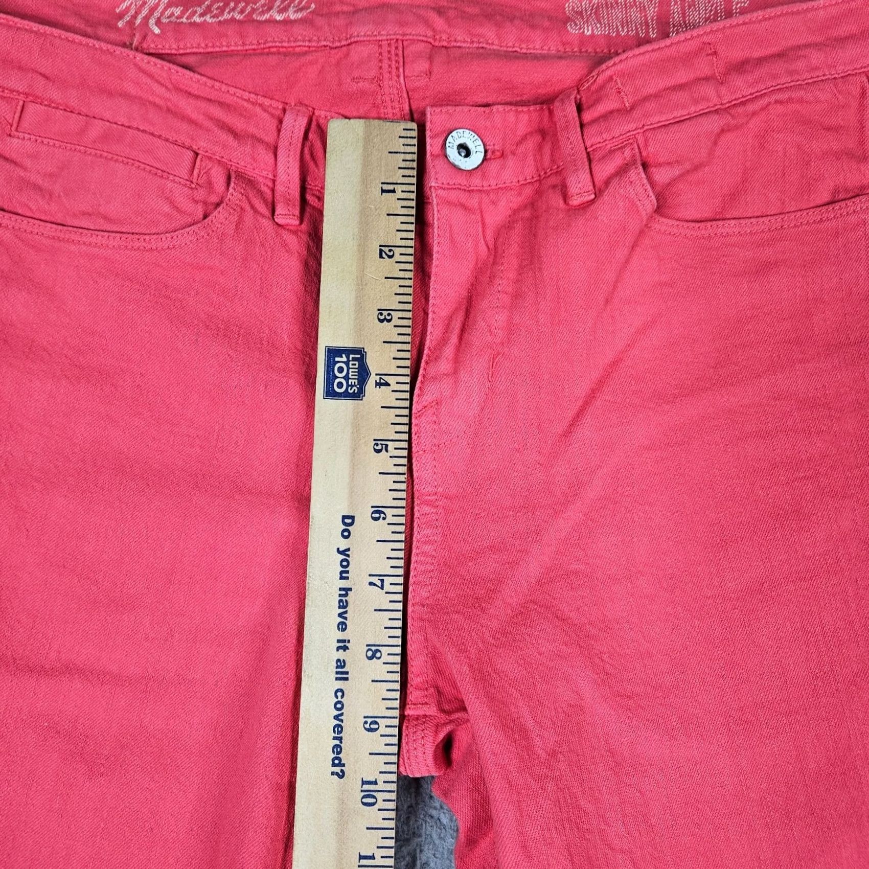 Madewell Madewell Jeans Main Pocket Mid Rise Five Pockets Denim Regular Size 29 Color Orange Womens 90s? Size 29" - 5 Thumbnail