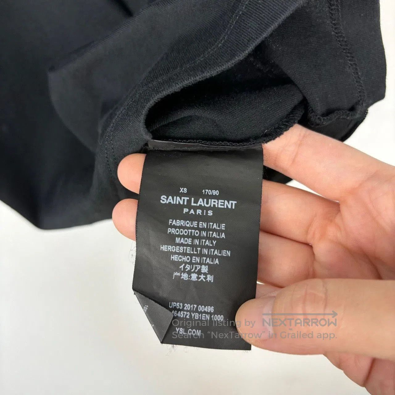 Saint Laurent Paris saint laurent classic logo short sleeve t. Size US XS / EU 42 / 0 - 4 Thumbnail