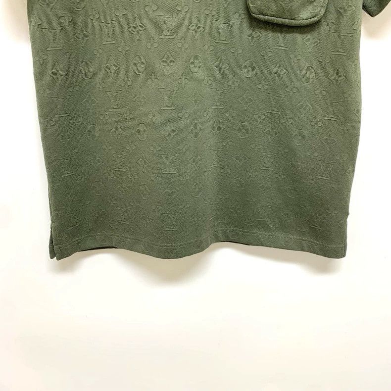 Louis Vuitton Louis Vuitton Army green full print short sleeve Size US M / EU 48-50 / 2 - 4 Thumbnail