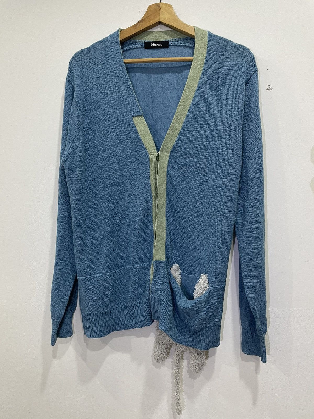 Issey Miyake Ne-Net By Issey Miyake 3D Monkey Pocket Cardigan Size US M / EU 48-50 / 2 - 13 Thumbnail