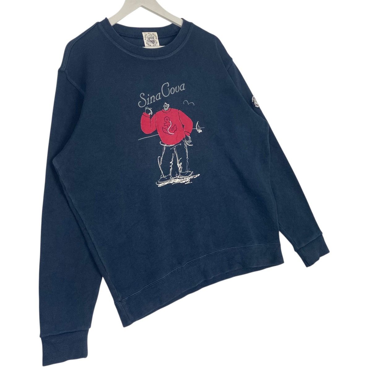 Other Vintage Lupo Di Mare Sina Covs Sweatshirt Crewneck Big Logo Size US L / EU 52-54 / 3 - 3 Thumbnail