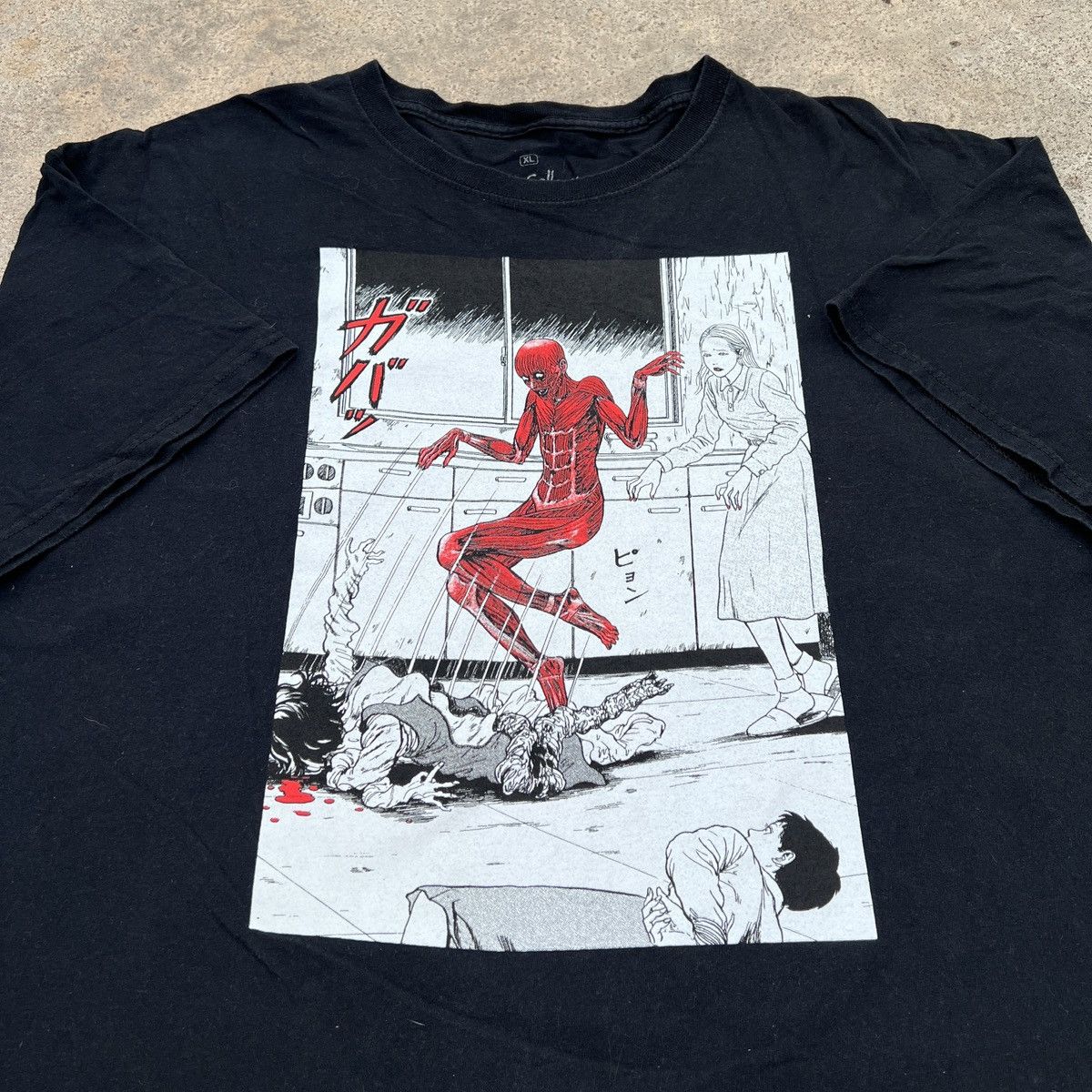 Anime × Cartoon Network × Japanese Brand Junji Ito collection Japanese Horror Anime Emo Tee XL Size US XL / EU 56 / 4 - 5 Thumbnail