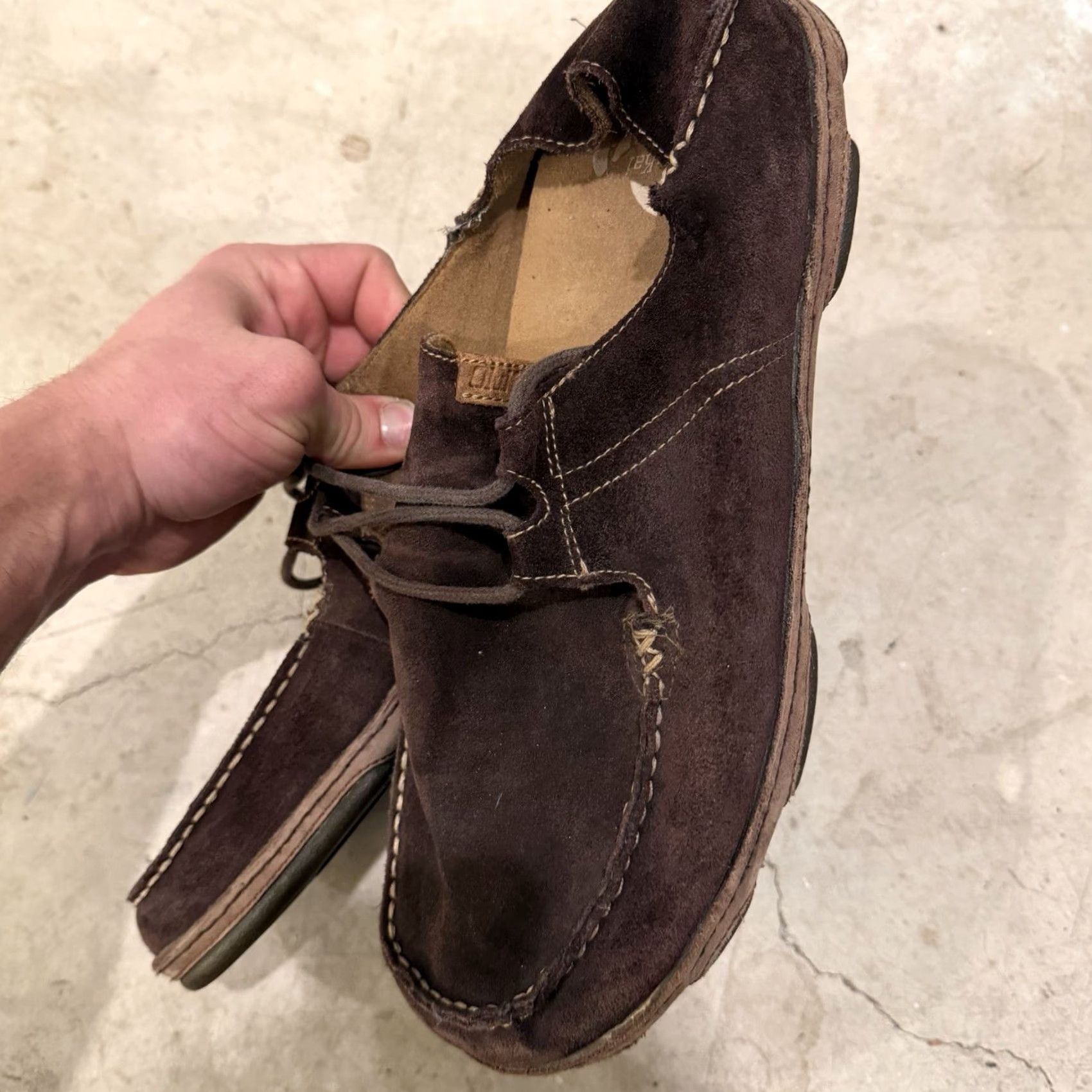 Olukai OluKai Ohana Lace Up Oxfords Mens 12 Brown Leather Slip On Comfort Sneakers Sneakers Mens 12 Brown Leather Slip On Comfort Shoes Size US 12 / EU 45 - 5 Thumbnail