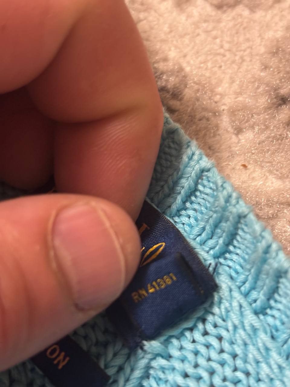 Polo Ralph Lauren Polo Ralph Lauren Women's sweater turquoise, chunky knit Size XS / US 0-2 / IT 36-38 - 7 Thumbnail