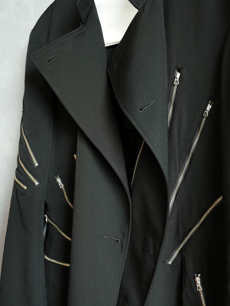 Yohji Yamamoto Yohji Yamamoto 19SS Spark Zipper Show Coat 2503-Nextarrow Size US M / EU 48-50 / 2 - 5 Thumbnail