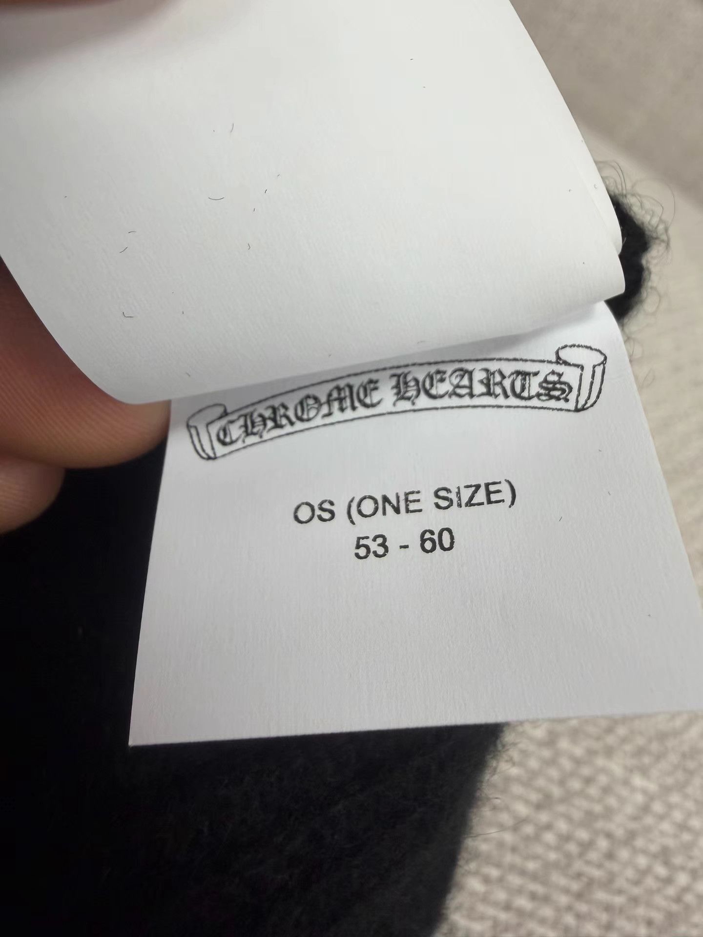 Chrome Hearts Chrome Hearts Big Daddy Hexagram 100% Cashmere Beanie Size ONE SIZE - 4 Thumbnail