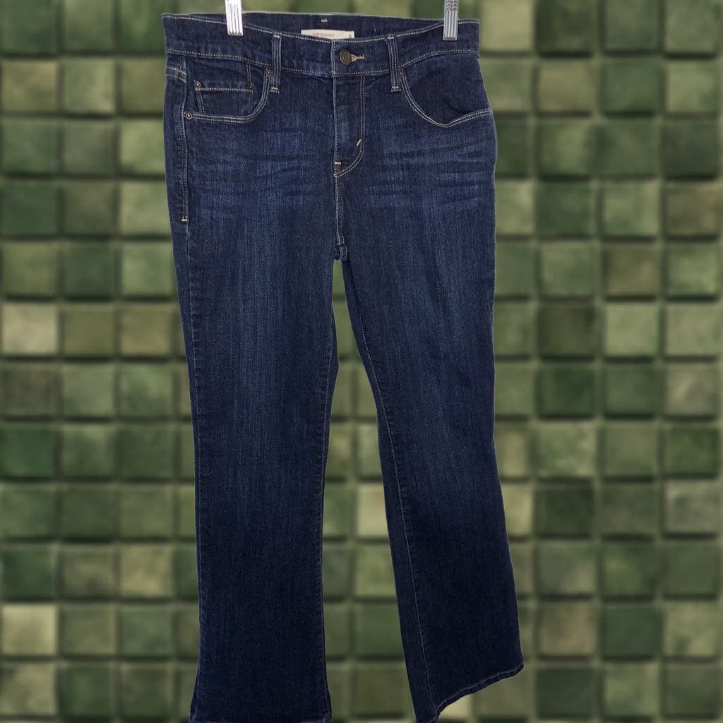 Levi's VINTAGE Levi’s 515 Jeans Womens 6 Dark Wash Bootcut Denim EUC 2318 Size 28" / US 6 / IT 42 - 1 Thumbnail