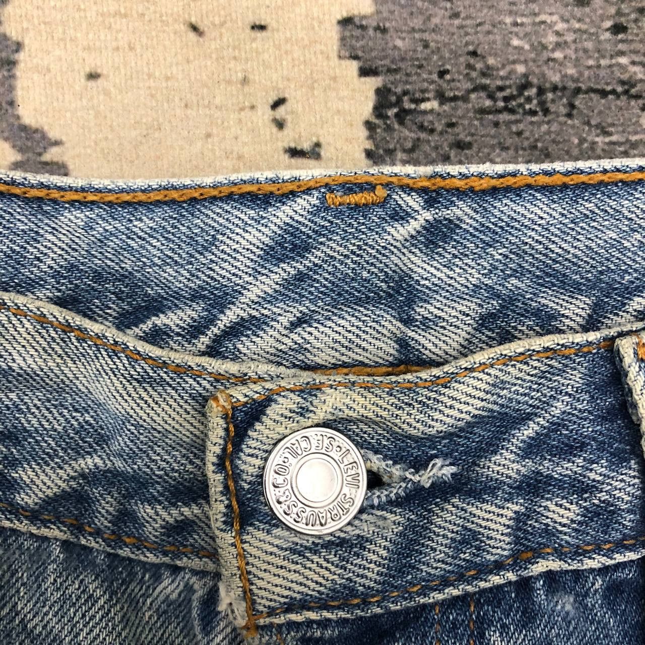 Levi's × Levi's Vintage Clothing P768 VTG 501 LEVI'S MADE IN USA RIPPED JEANS GRUNGE Size US 32 / EU 48 - 7 Thumbnail