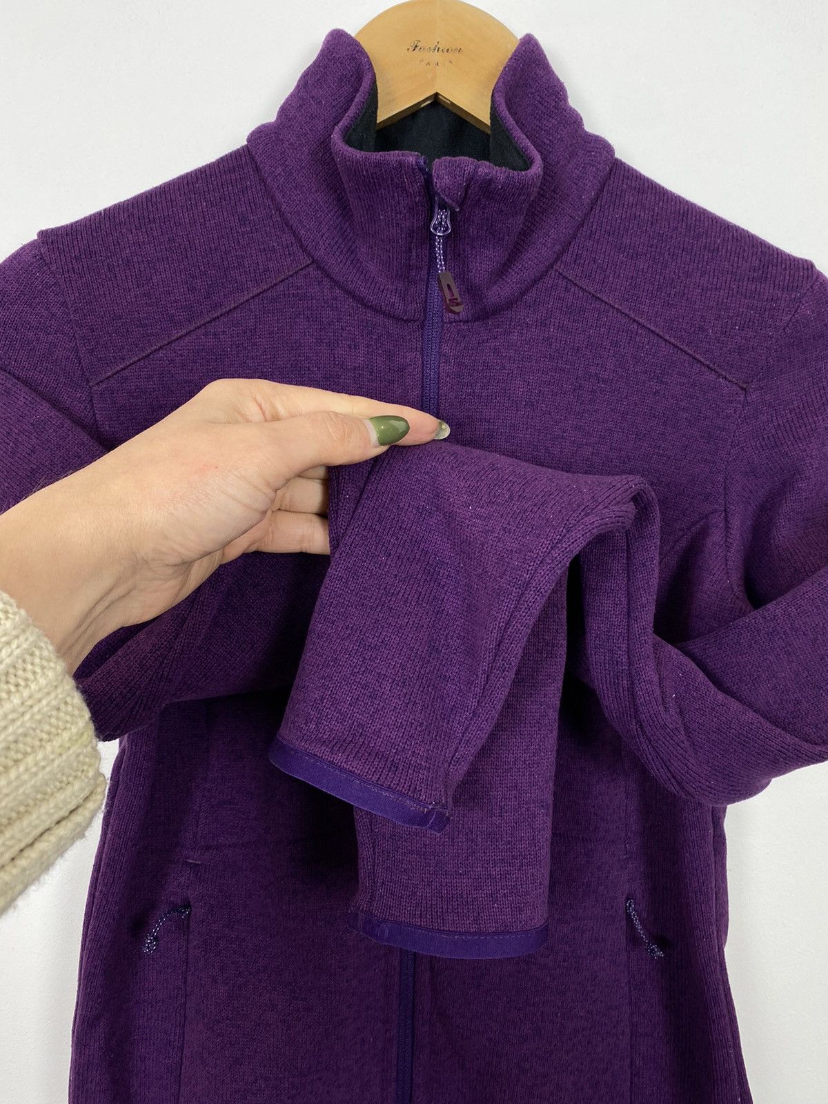 Salomon Salomon Women’s Advanced Skin Warm Fleece Hoodie Full Zip Size S / US 4 / IT 40 - 5 Thumbnail