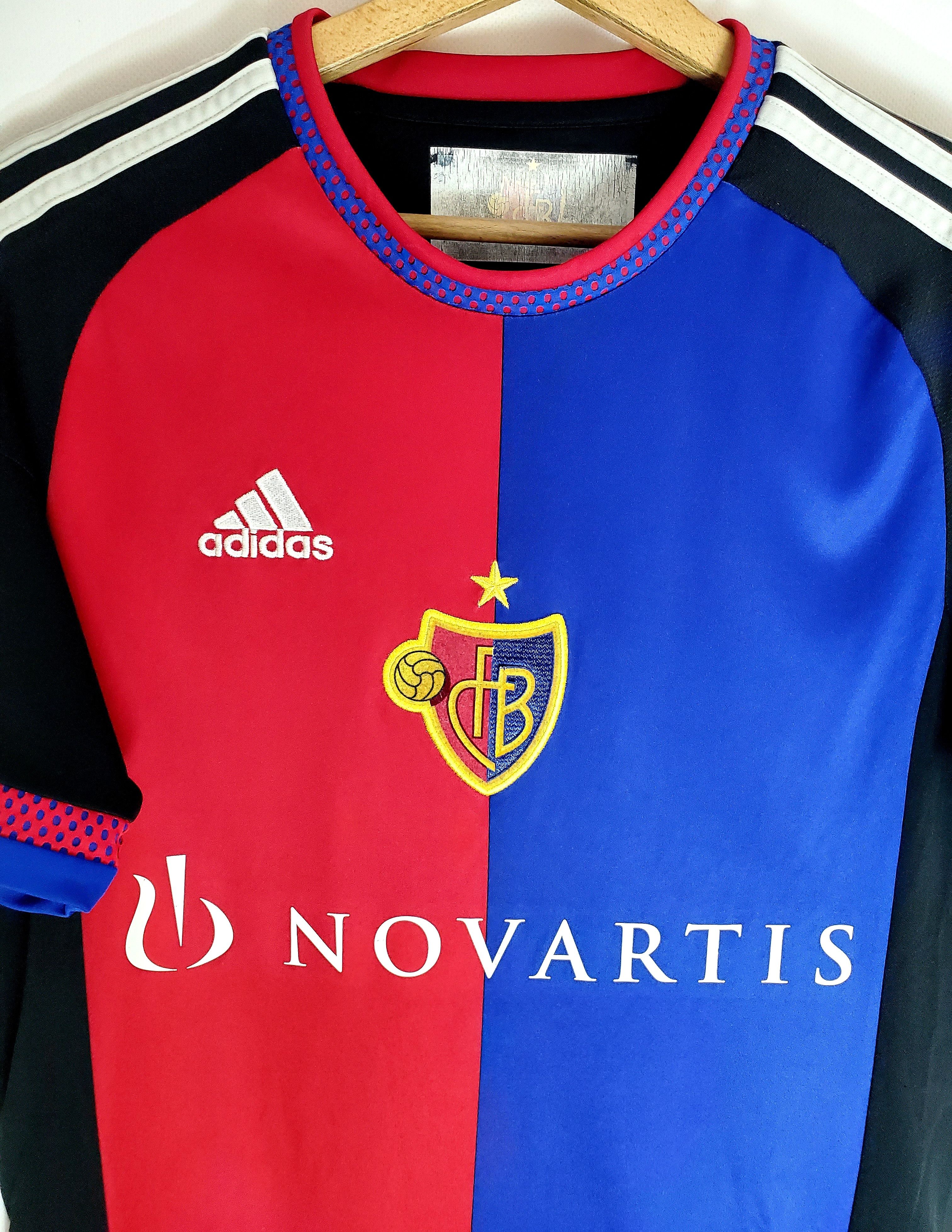 Adidas FC BASEL 1893 SWITZERLAND 2015/17 HOME JERSEY #21 JANKO Size US S / EU 44-46 / 1 - 2 Thumbnail