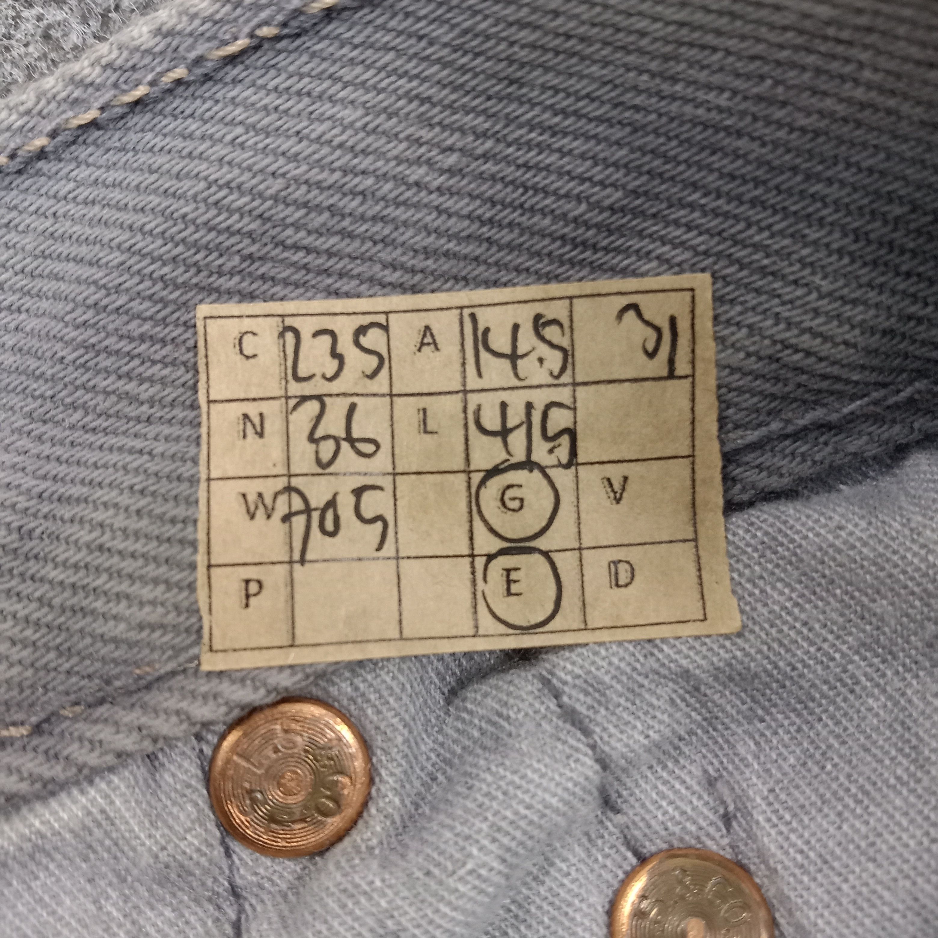 Levi's Levi's 501 American Style Denim Pants c235n36 Size US 29 - 16 Thumbnail