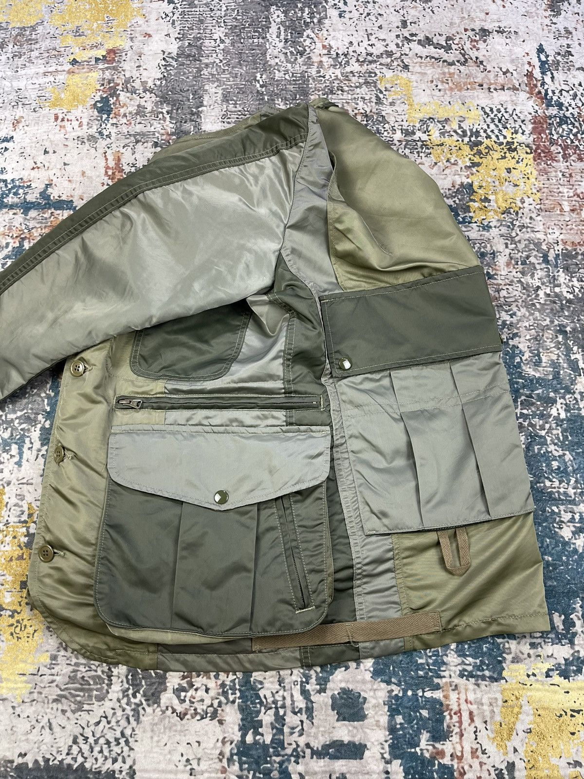 Vintage SEVESKIG Upcycle Rebear Military Jackets Size US M / EU 48-50 / 2 - 10 Thumbnail