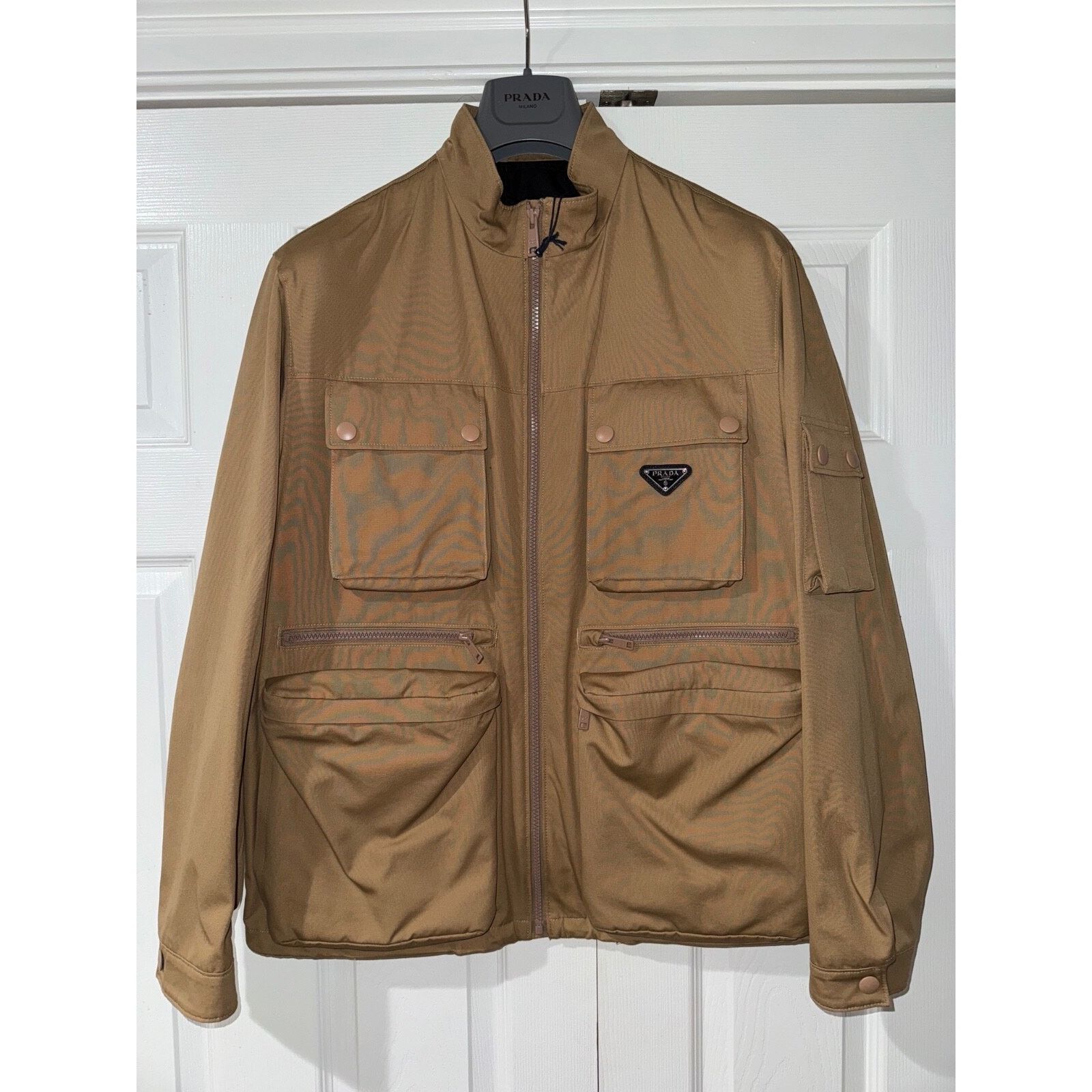 Prada Prada Beige Safari Overcoat Outerwear Jacket 40 Large L Size US XXS / EU 40 - 4 Thumbnail