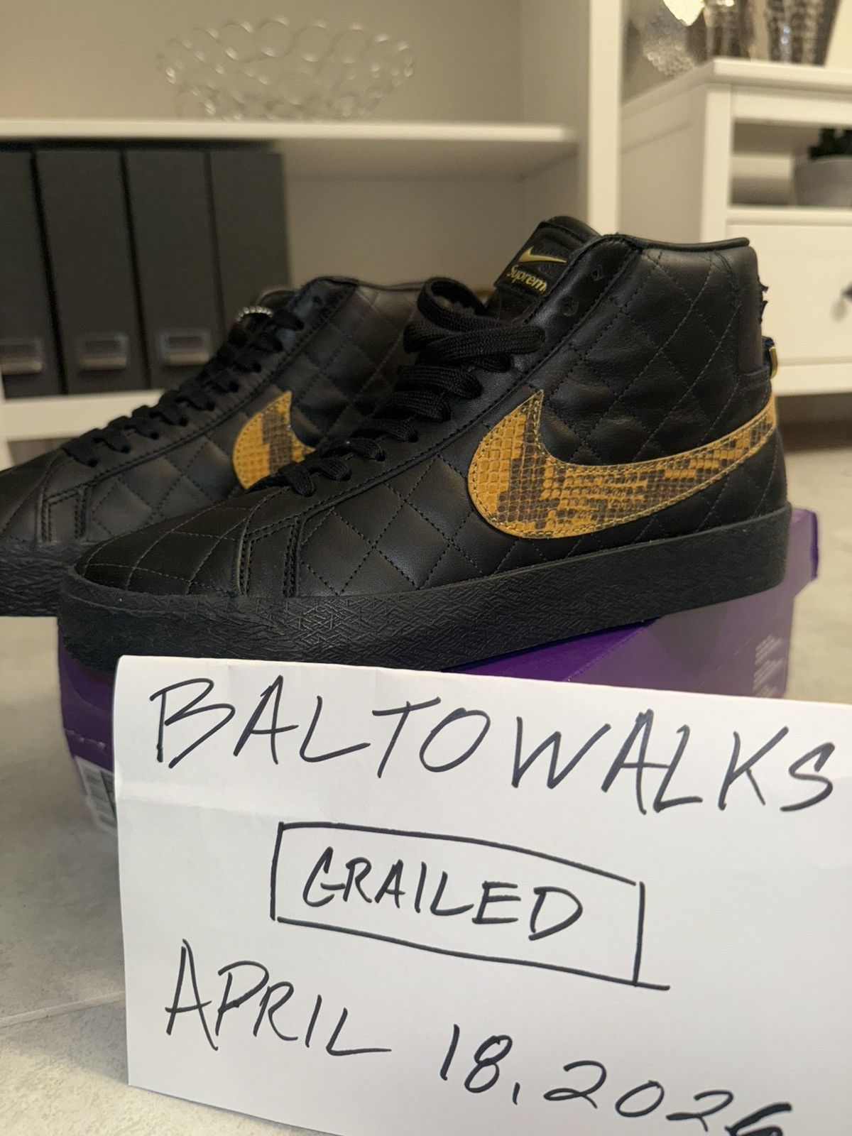 Nike SB Supreme Nike SB Blazer Size US 9 / EU 42 - 3 Thumbnail