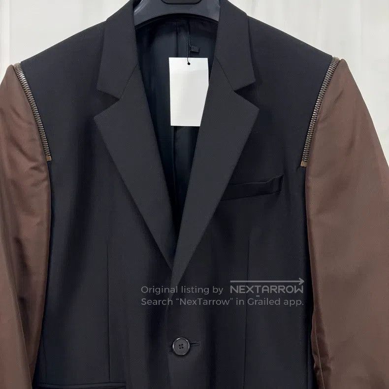Givenchy Givenchy Zipper Splicing suit jacket Size US M / EU 48-50 / 2 - 3 Thumbnail