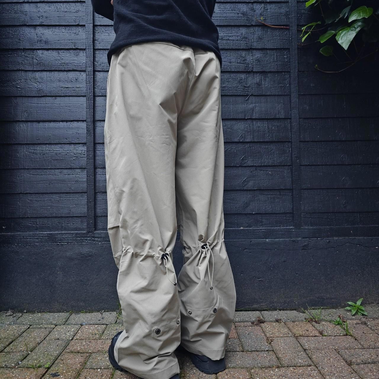 Other Beige-grey Technical Wide Leg Parachute Pants Size US 32 / EU 48 - 5 Thumbnail