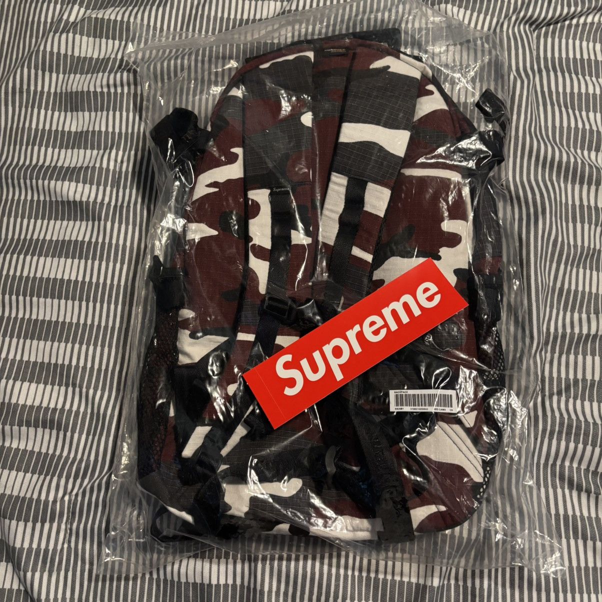 Supreme Supreme camo red back pack Size ONE SIZE - 1 Thumbnail