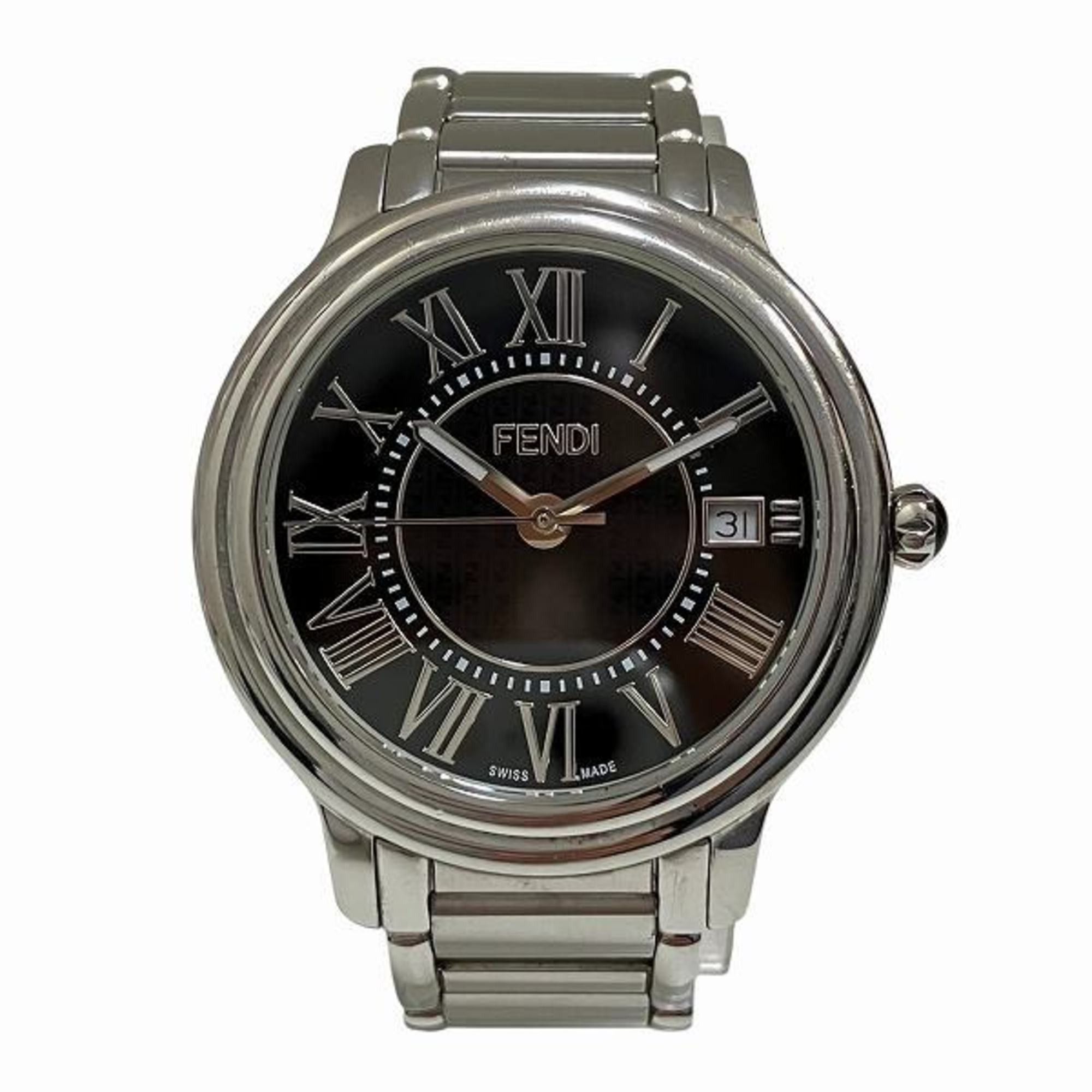 Fendi FENDI Classico Black Dial 25400L Quartz Watch Men's Wristwatch Size ONE SIZE - 1 Thumbnail
