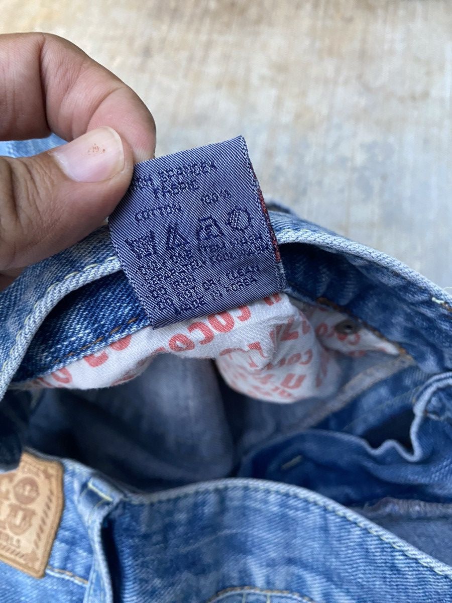 Japanese Brand Distressed Cocolulu Spellout Stone Wash Jeans Size 32" / US 10 / IT 46 - 12 Thumbnail