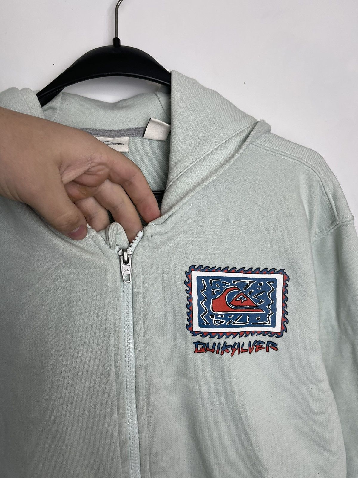 Oakley × Quiksilver Y2K QUIKSILVER LOGO ZIP UP HOODIE Size US S / EU 44-46 / 1 - 3 Thumbnail