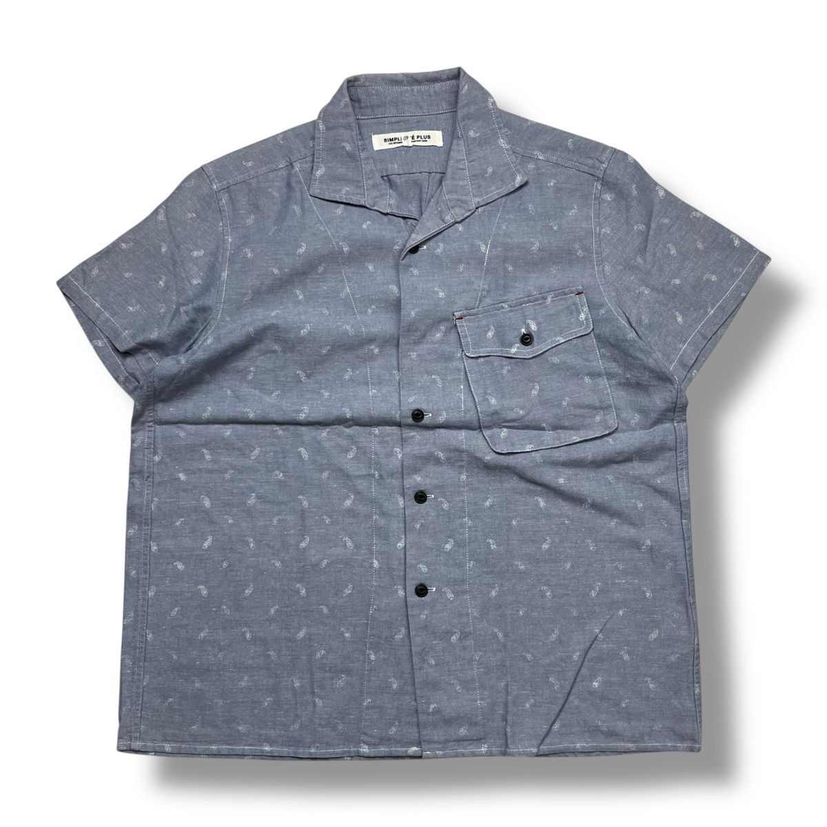 Japanese Brand Paisley 3d pocket simplicite bandana plus open collar shirt Size US M / EU 48-50 / 2 - 2 Thumbnail