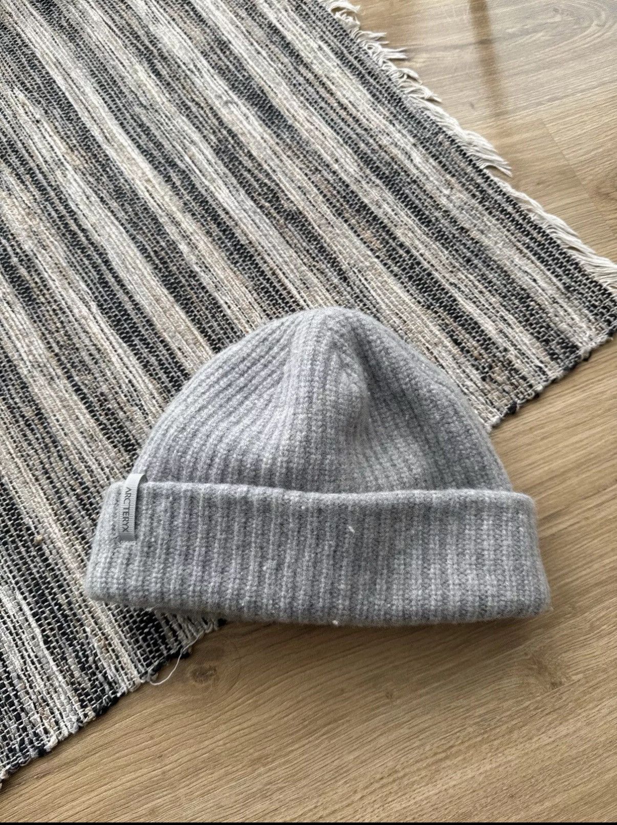 Arc'teryx Arcteryx Vintage chunky ktitted wool gray beaniea Hat 90s Size ONE SIZE - 2 Thumbnail