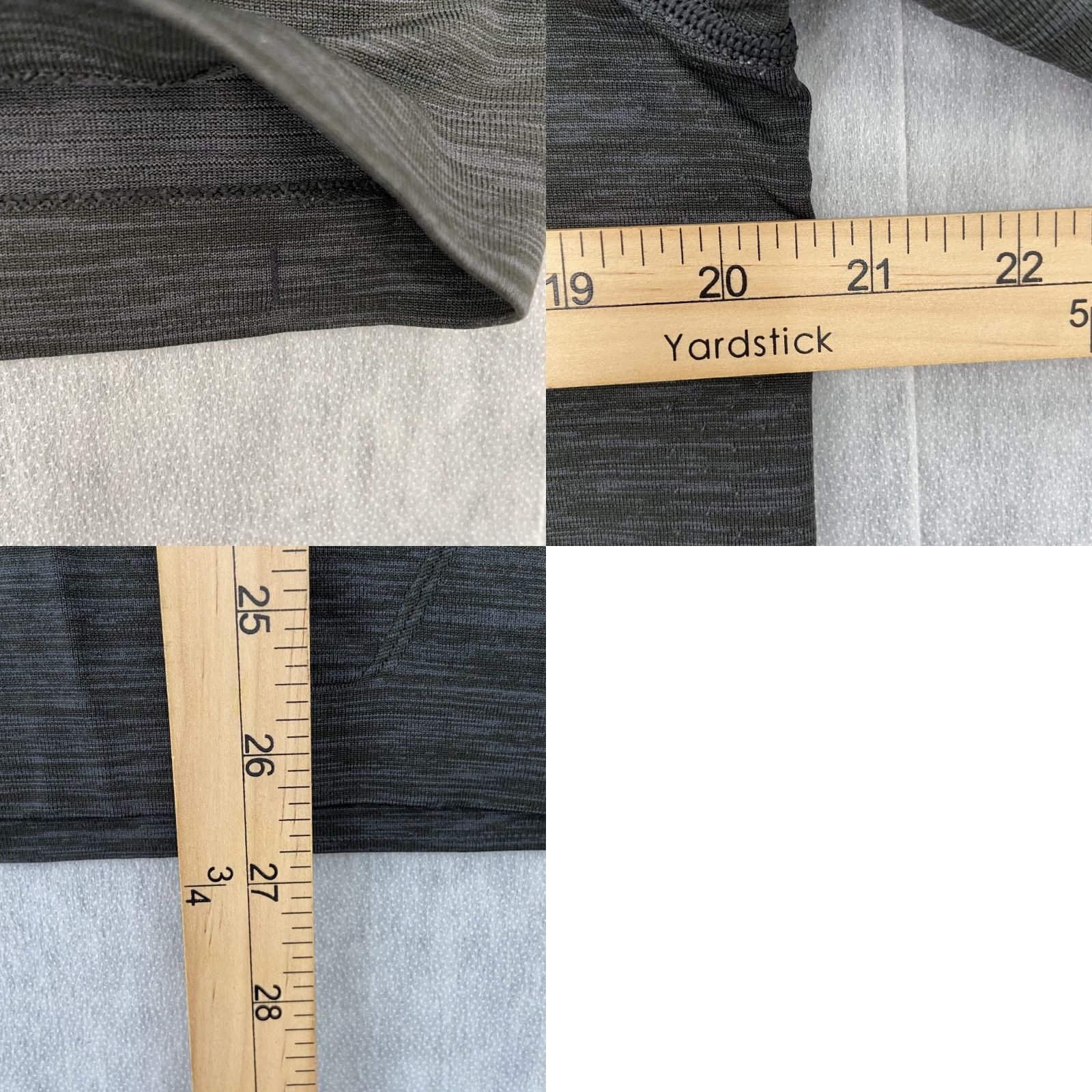 Lululemon Lululemon Polo Shirt Mens Large Black Short Sleeve Skull Logo Breathable Breathe Metal Vent Tech Heathered Polo Mens Size US L / EU 52-54 / 3 - 8 Thumbnail