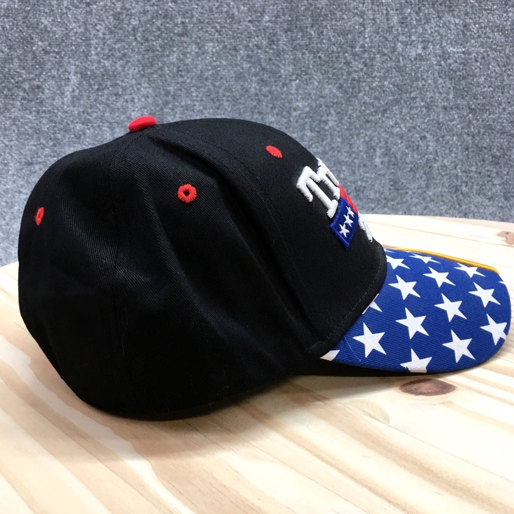 Logo 7 Trump 2020 Baseball Hat Mens Black OS Adjustable Embroidered Logo Size ONE SIZE - 6 Thumbnail