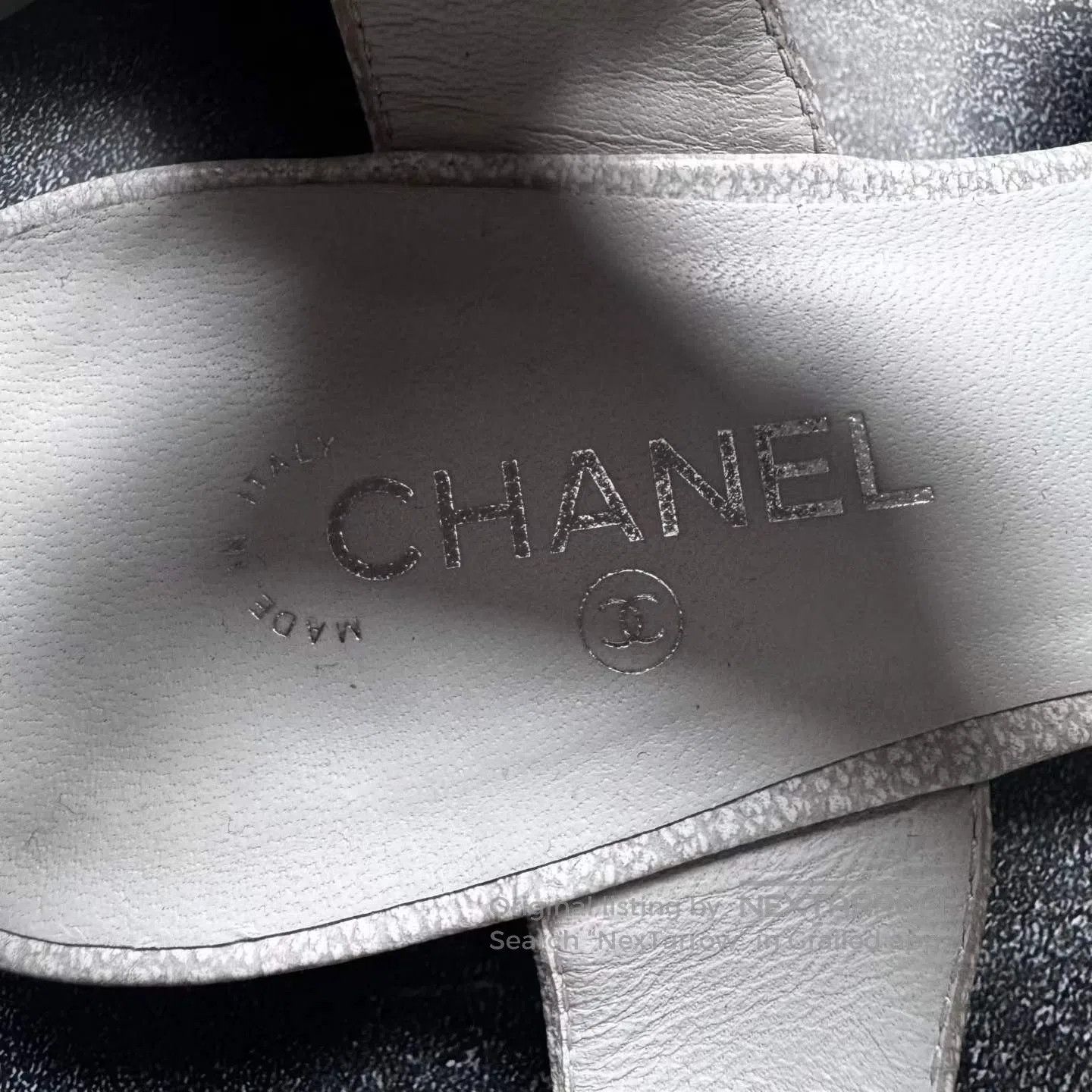 Chanel Chanel Chanel Beige Velcro Sandals| Size US 6 / IT 36 - 4 Thumbnail