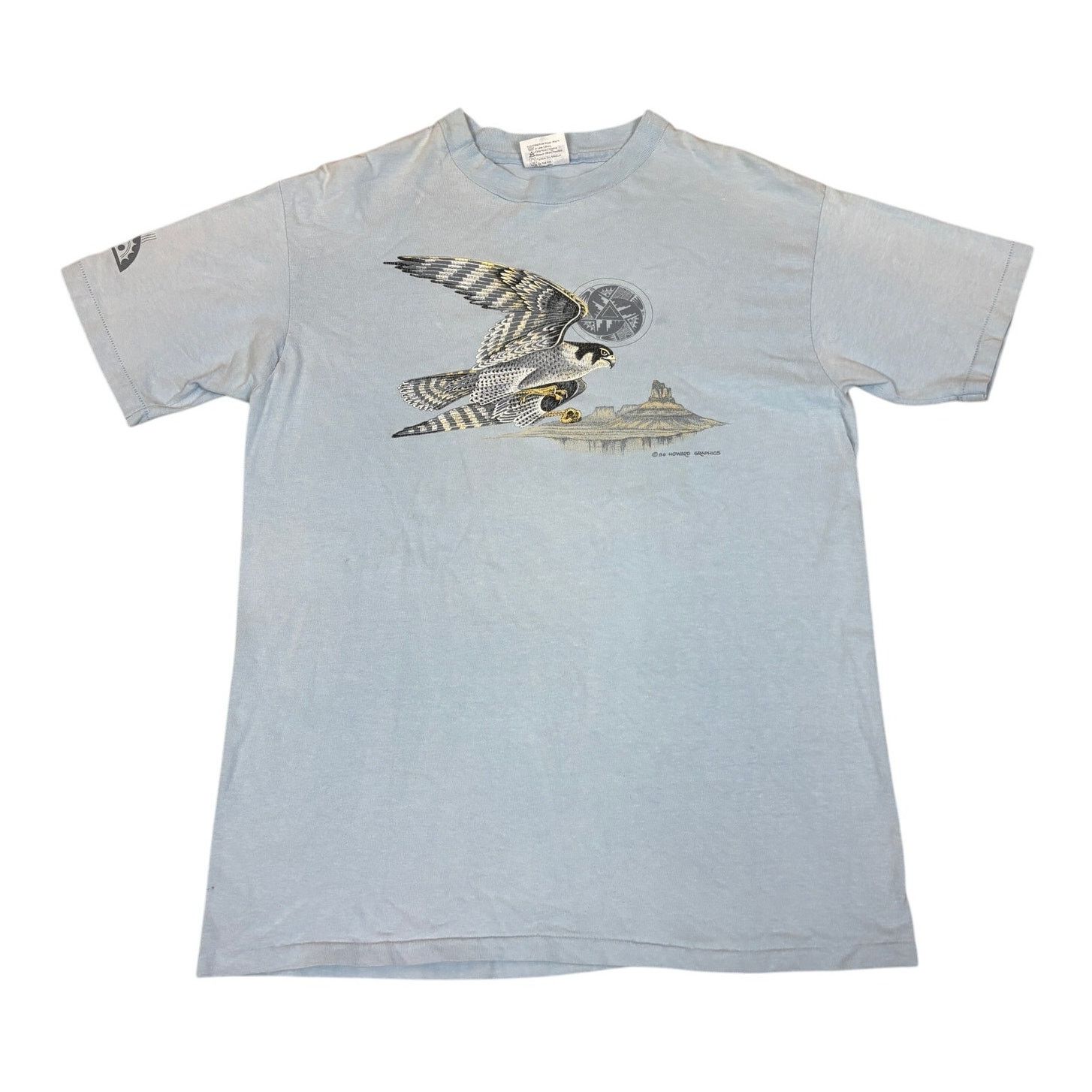 Hanes × Vintage Vintage 80s Peregrine Falcon Southwest Single Stitch Shirt L Size US L / EU 52-54 / 3 - 1 Thumbnail
