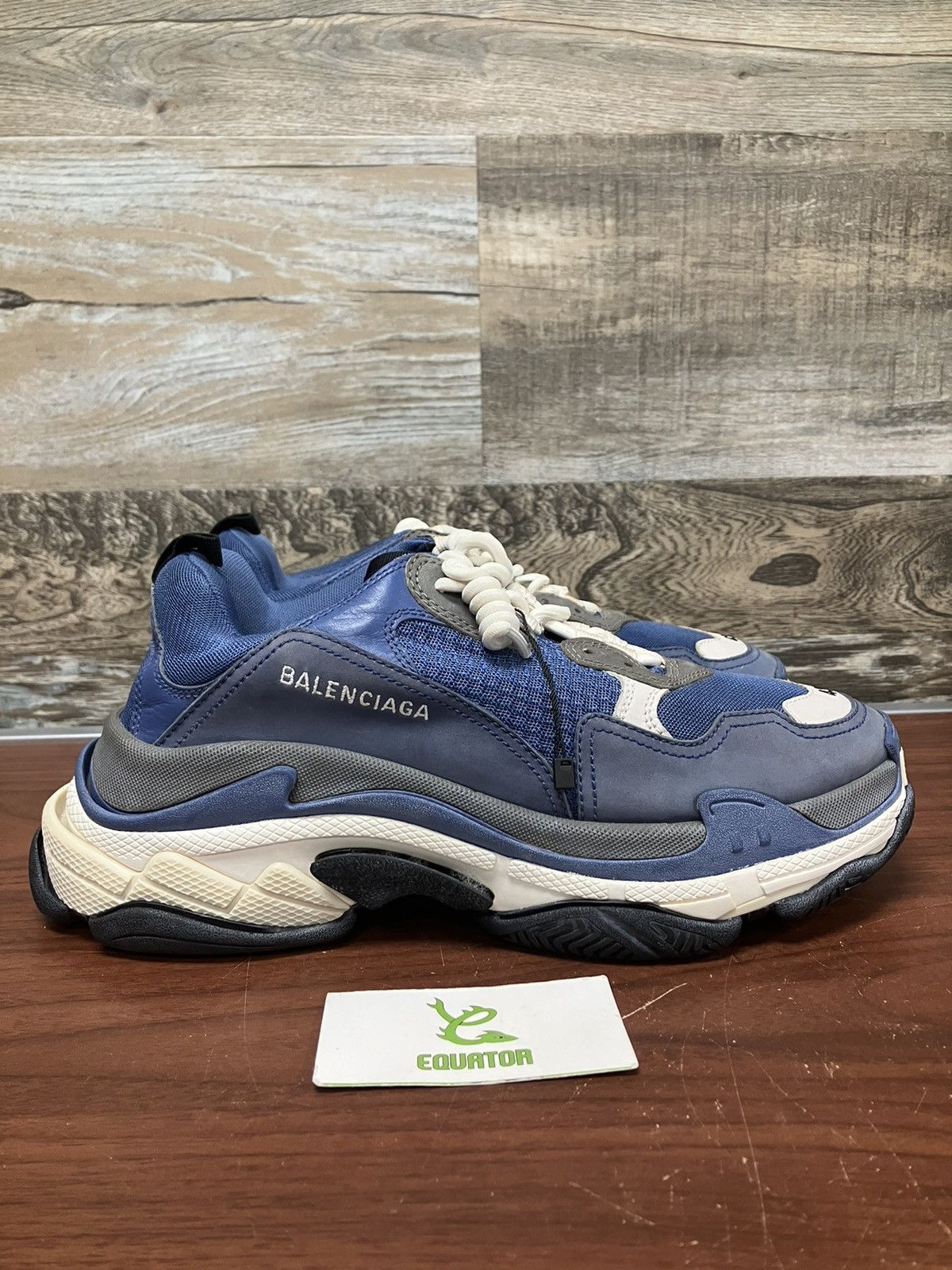 Balenciaga Balenciaga Triple S Cool Blue Grey Size 10 Size US 10 / EU 43 - 5 Thumbnail