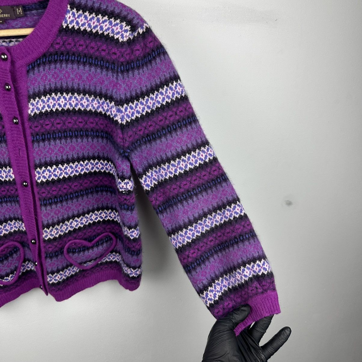 Mulberry Vintage Mulberry Wool Cardigan/Sweater Size M / US 6-8 / IT 42-44 - 8 Thumbnail