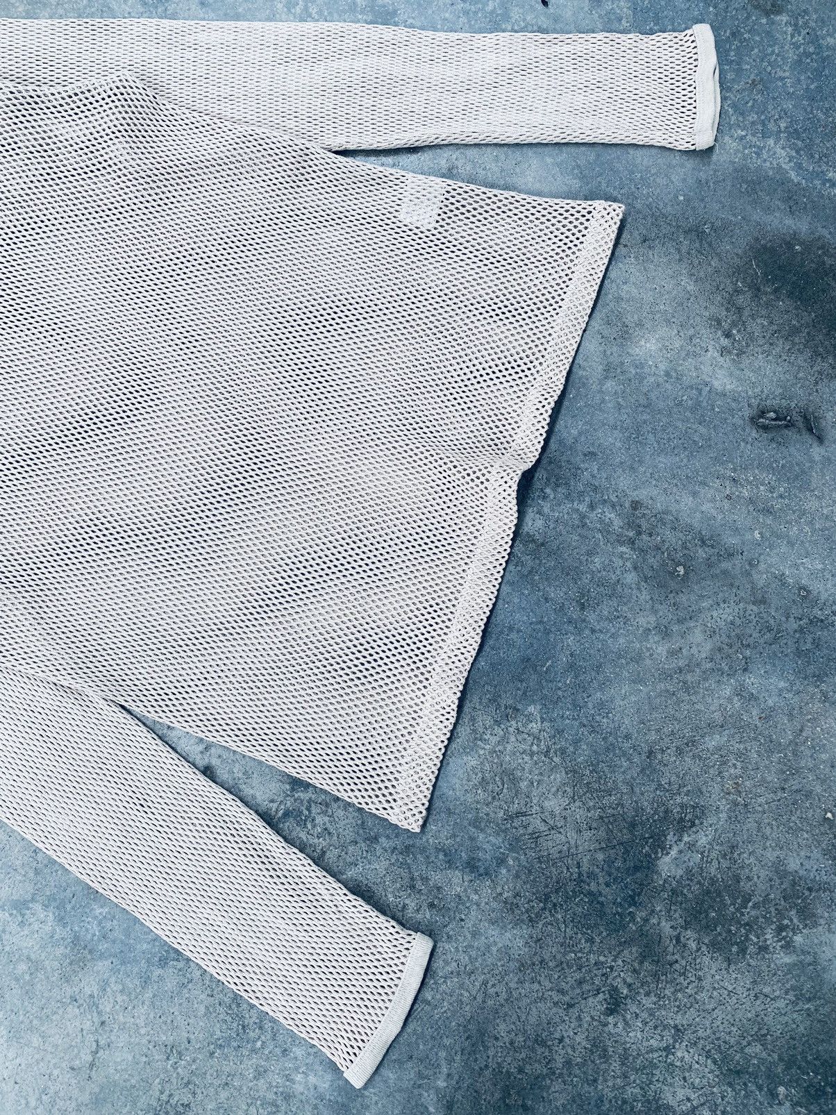 Japanese Brand Vintage Y2k Face The Music Mesh Henley Long Sleeve Size US S / EU 44-46 / 1 - 7 Thumbnail