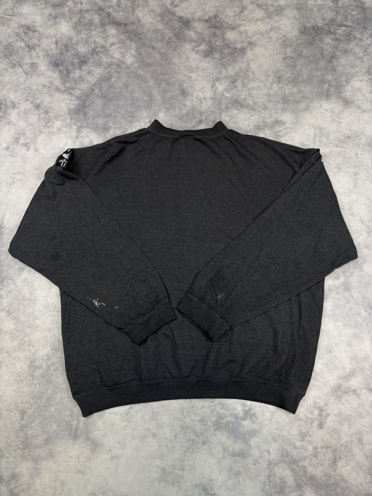Adidas × Vintage Vintage adidas boxy sweatshirt crewneck distressed drip 90s Size US XL / EU 56 / 4 - 6 Thumbnail